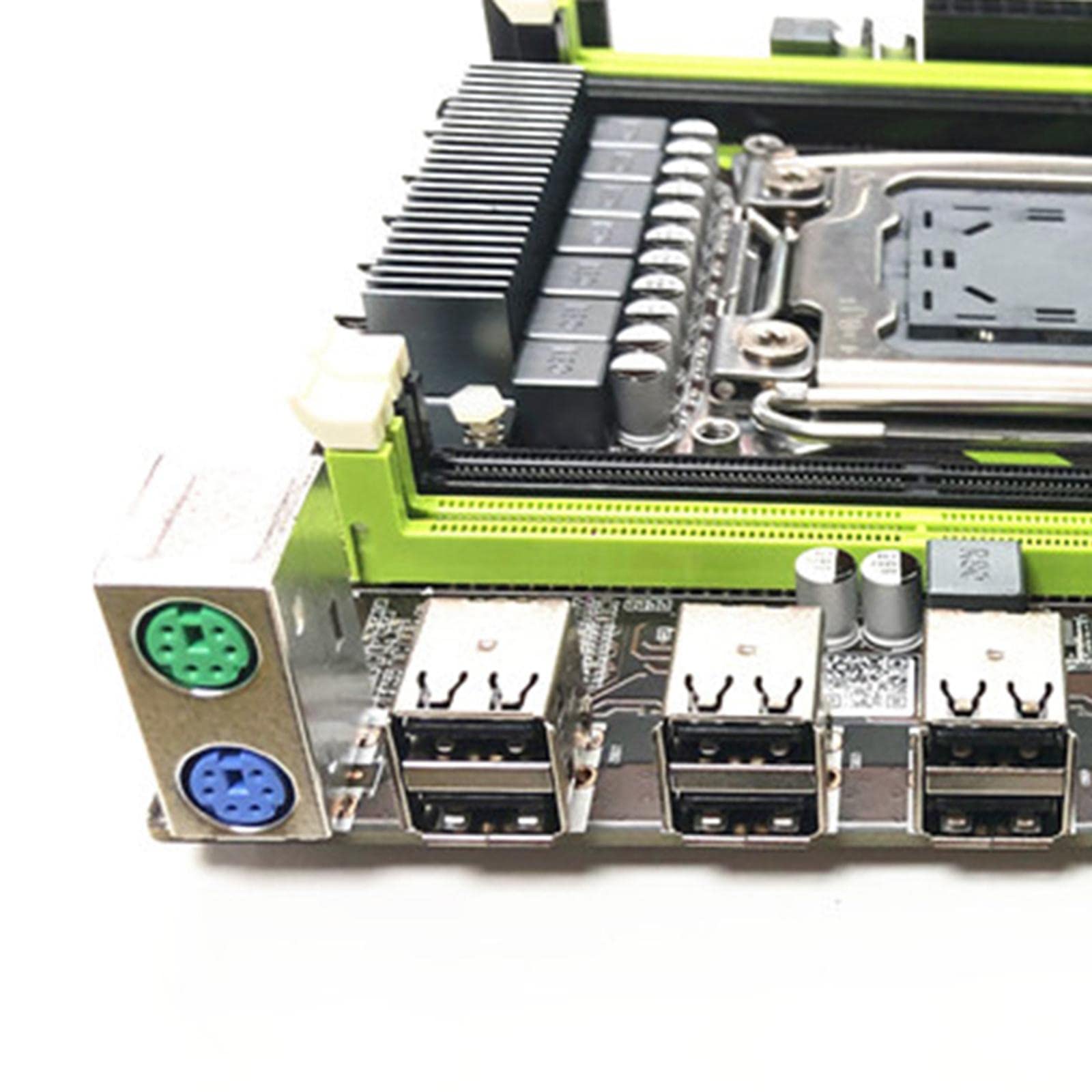 Placa Base X79 LGA2011 DDR3 64GB Mainboard Equipada con Componentes Sólidos y Apoyo de Red Adecuada para IT Usuario Exigente
