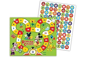 Mickey & Minnie Mouse Potty Training Stickers Reward Charts