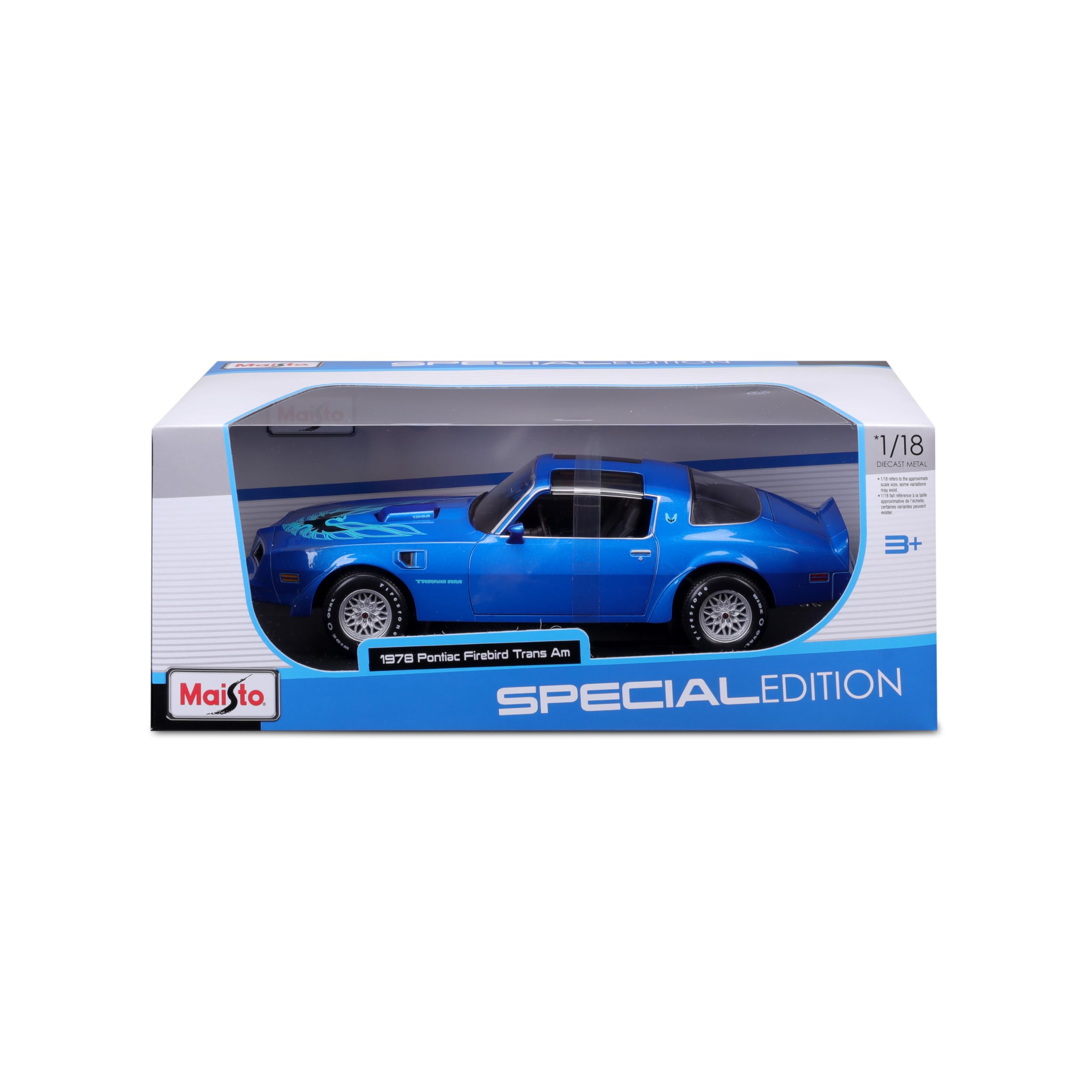 Amazon.com: 1978 Firebird Trans Am Blue Metallic with Hood