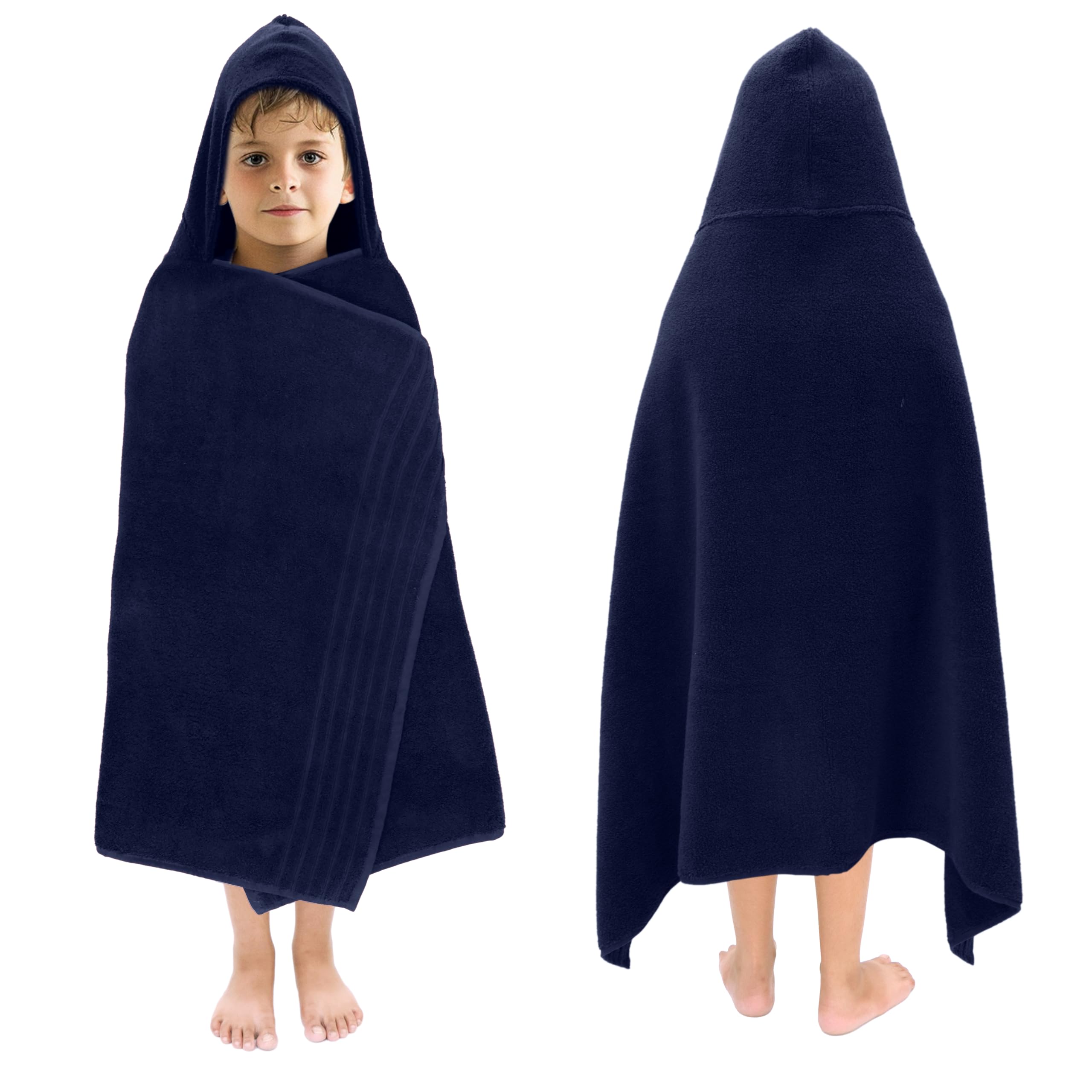 ORIGINAL KIDS Hooded Bath Towel - 100% Cotton Super Zero Twist Kids Towel