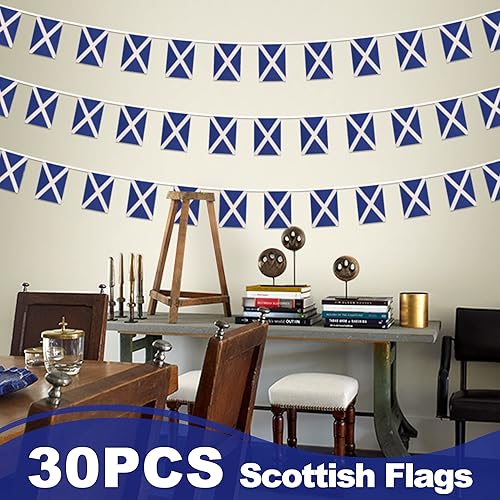 Miniatura 36 de Banderín de bandera de República Dominicana, pequeña mini bandera dominicana, banderín de banderines, decoración nacional de país para escuela