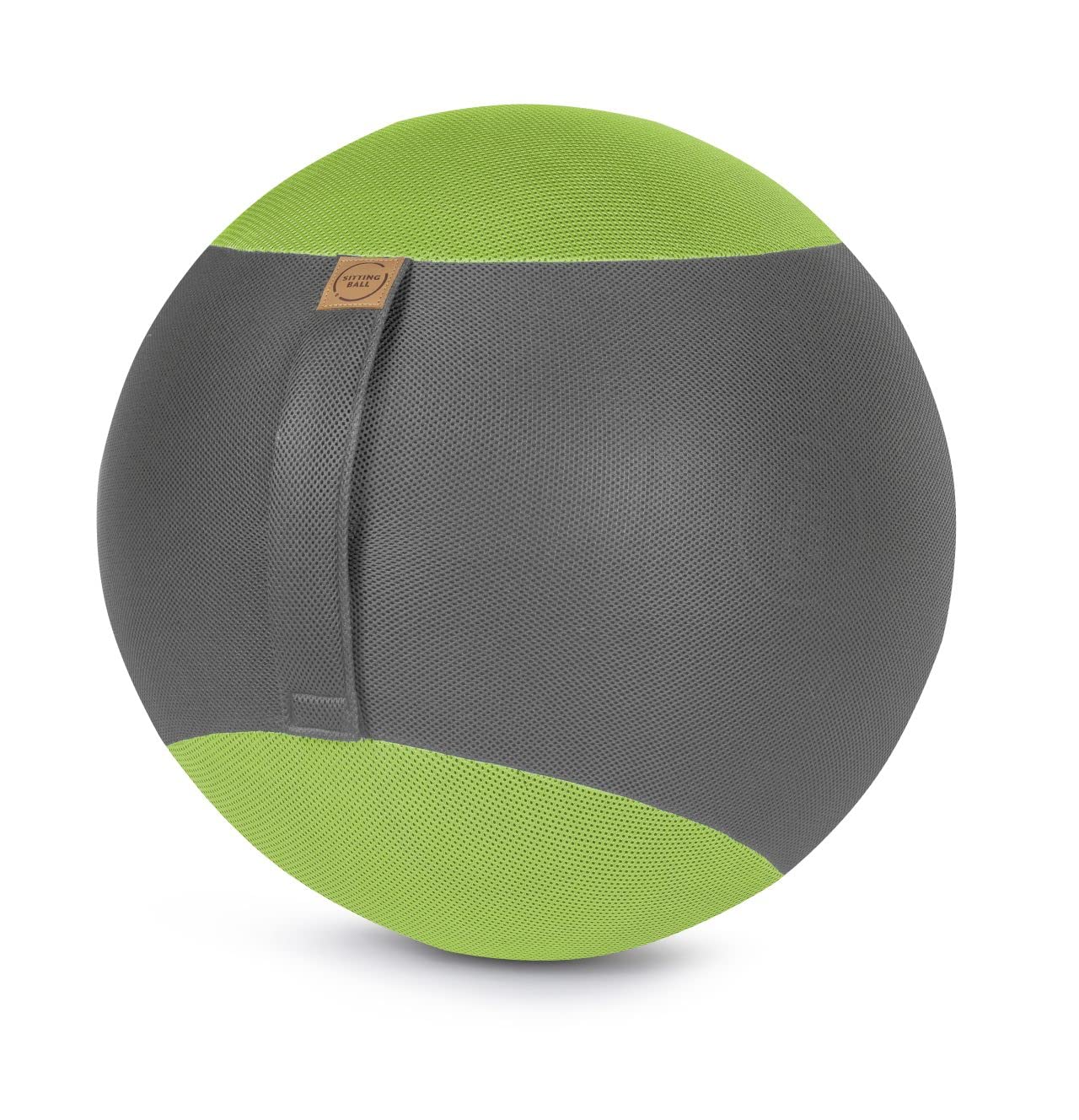 Sitting Ball Sitzball/Gymnastikball MESH Tennis in grün