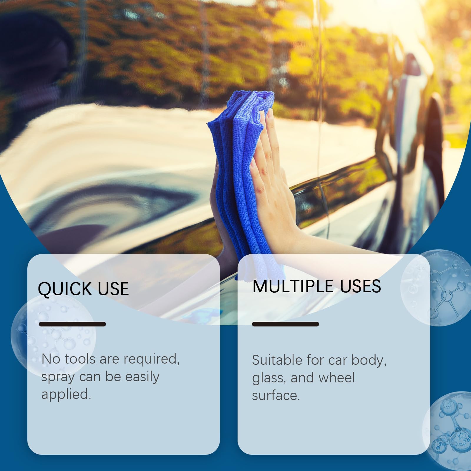 Nano Quick Coat Restore, Quick Coat Restore Coating Spray, 2026 Advanced Automobile Quick-Acting Coating Agent, with Dust Proof and Glazing Effects Long-Lasting Car Showroom Gloss (2pcs) - 5