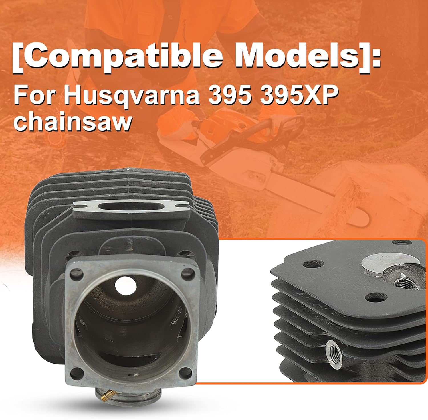 58mm Cylinder Piston Kit For Husqvarna 395 395XP chainsaw 503993971, 503711305