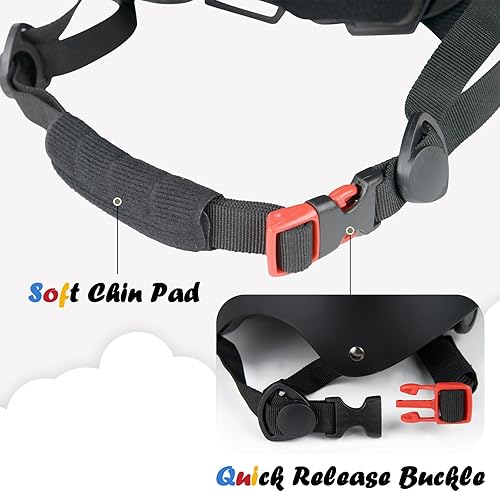 Miniatura 12 de Casco de bicicleta para niños, ajustable y para múltiples deportes, 3 tamaños que van desde niños pequeños hasta jóvenes Azul,Negro,Gris,Azul