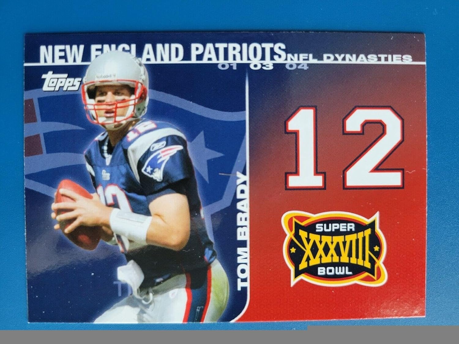 Tom Brady 2008 TOPPS NFL DYNASTIES TRIBUTE #DYN-TB NEW ENGLAND PATRIOTS! - Football Cards