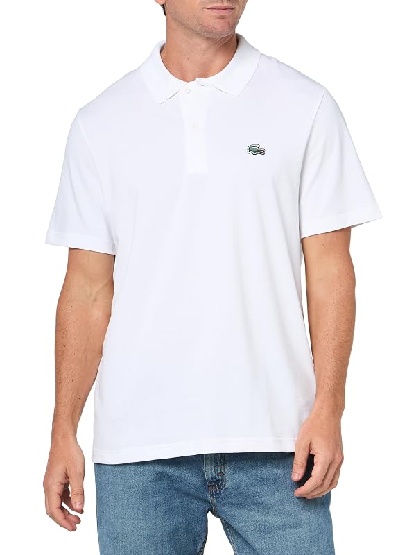 Lacoste Men's Regular Fit Cotton Blend Polo, White, 4X-Large by Lacoste - Used condition - US$43.28