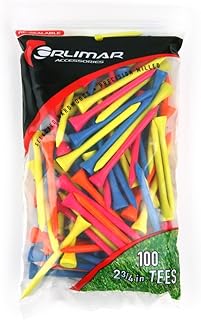 Orlimar 2 3/4-Inch Golf Tees - 100-Pack (Fluorescent)