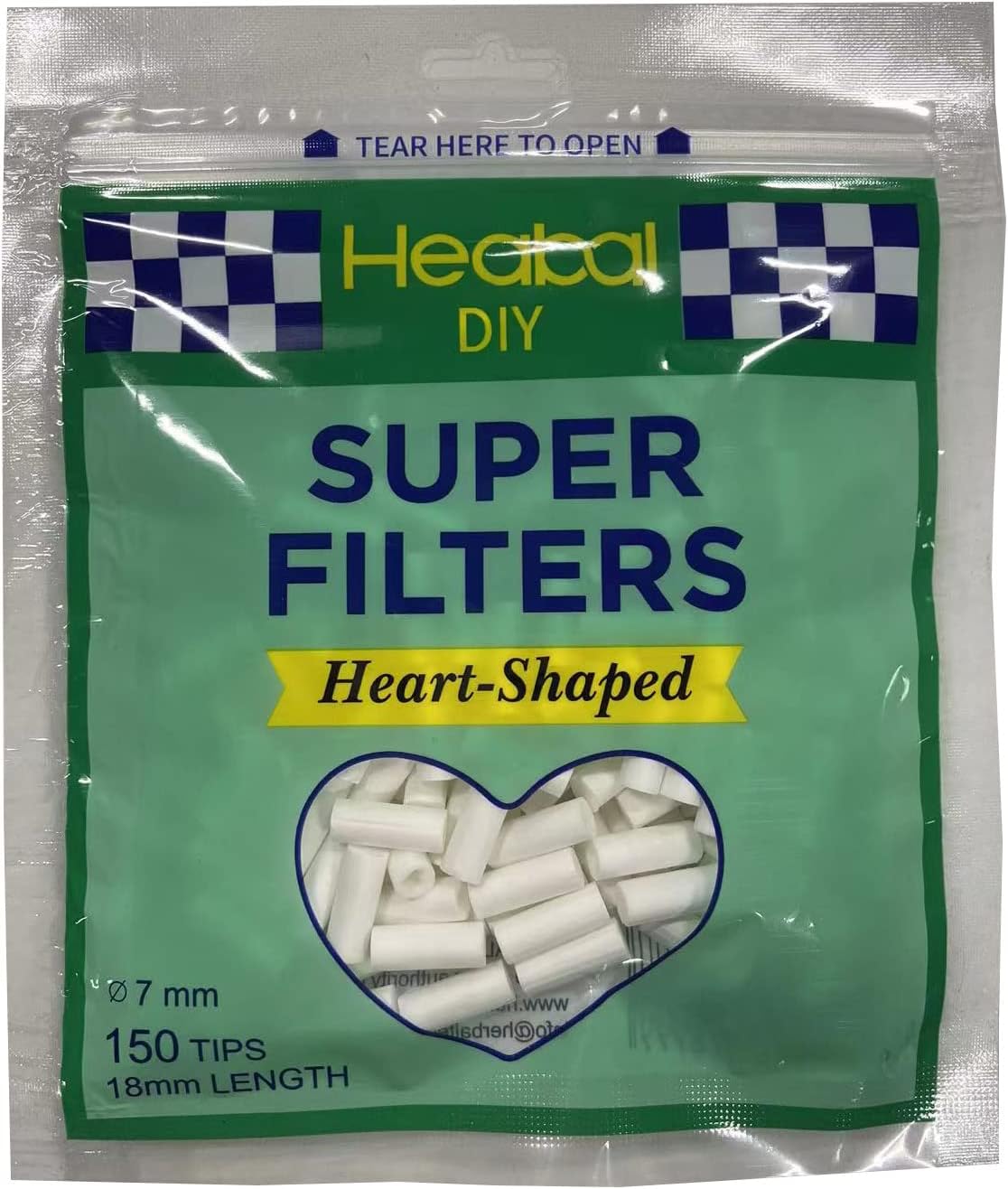 Heabal Cigarette Filter Tips 1 Bag of 150 Tips Health