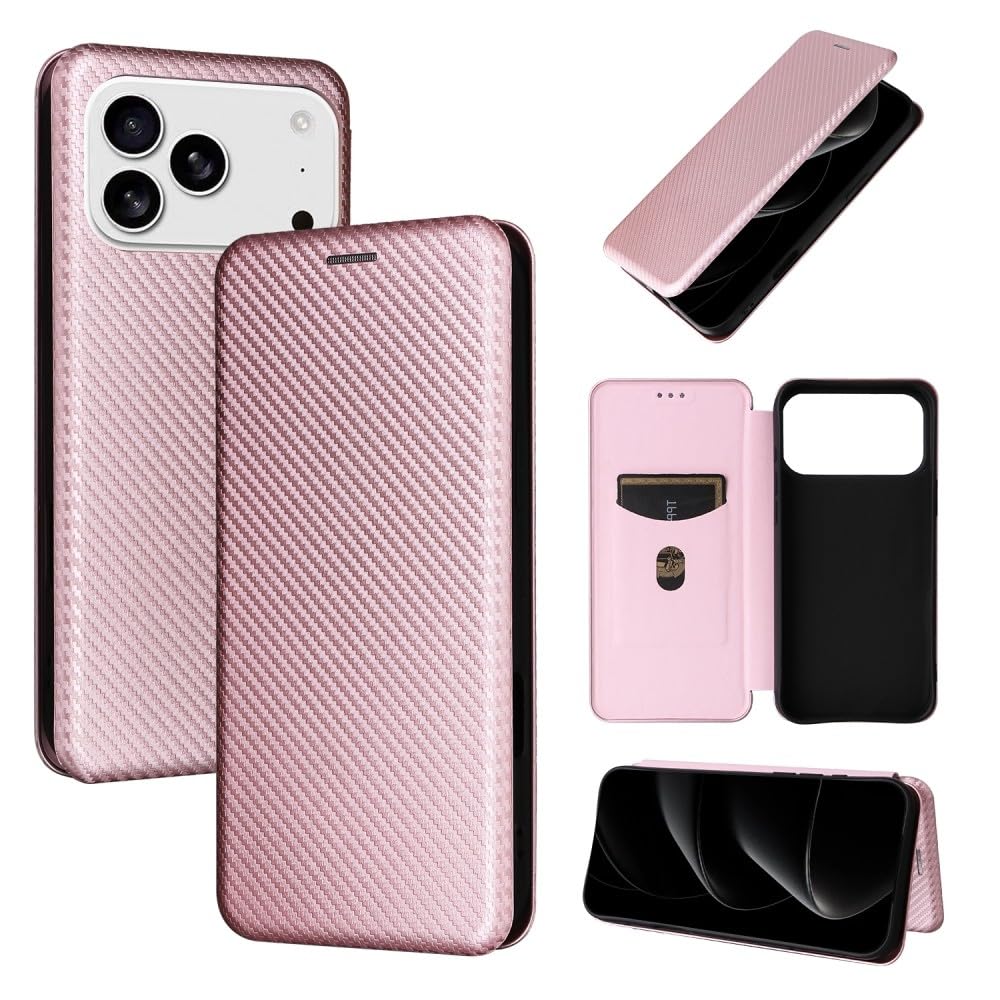 Étui iPhone 17 en cuir premium et texture carbone raffinée - 8
