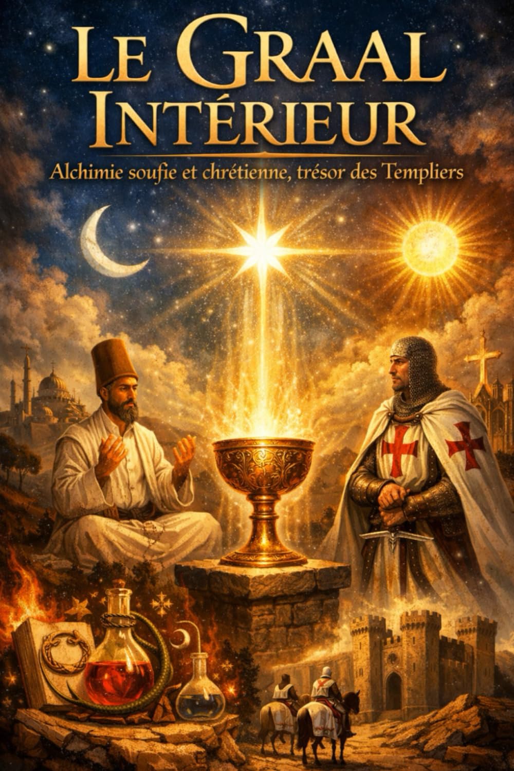 Le Graal Intérieur: Alchimie soufie et chrétienne, trésor des Templiers