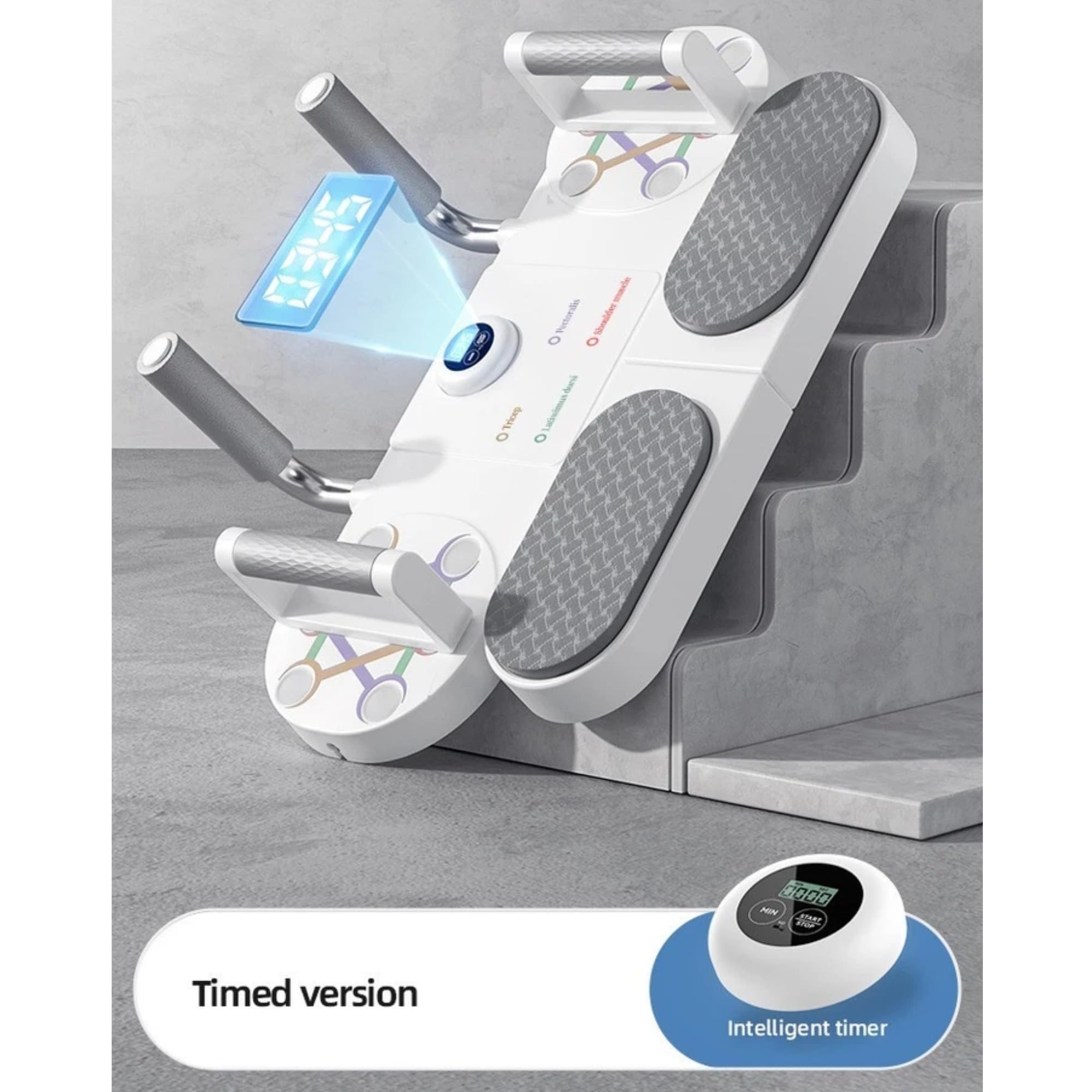 Push Up Board System per uomini e donne – Multifunzione allenamento muscolare per petto, braccia, schiena e core – bruciare i grassi e costruire muscoli a casa