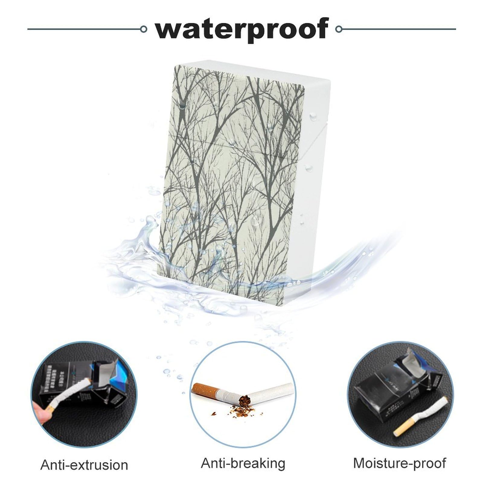 Amazon.com: Airtight Cigarette Dry Box，Tree Branch Printed Waterproof  Cigarette Case，Protects Cigarettes from Water, Great for Outdoor Adventures  : Health & Household