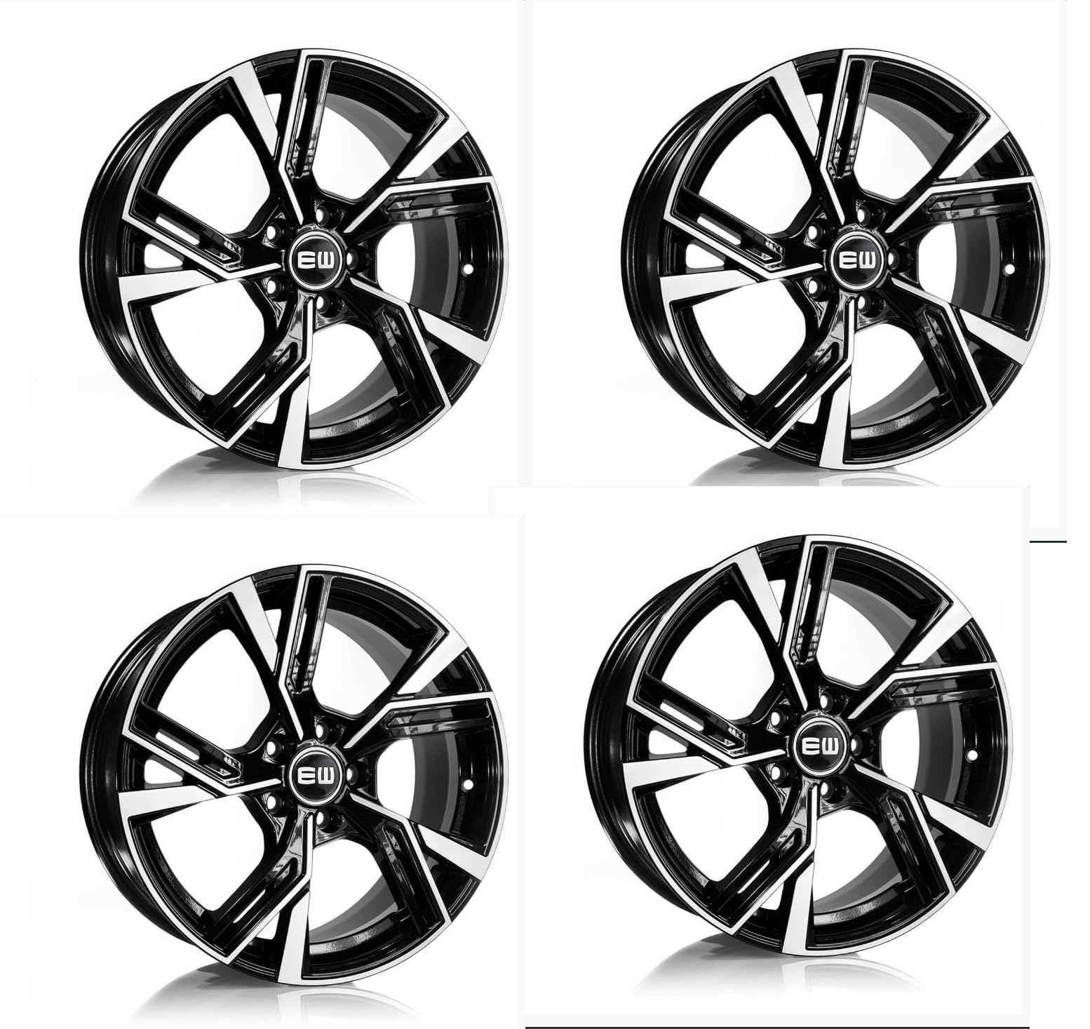 4 Cerchi in lega compatibili per Audi A3 8p 8v 8y sportback sedan 17 pollici rs6