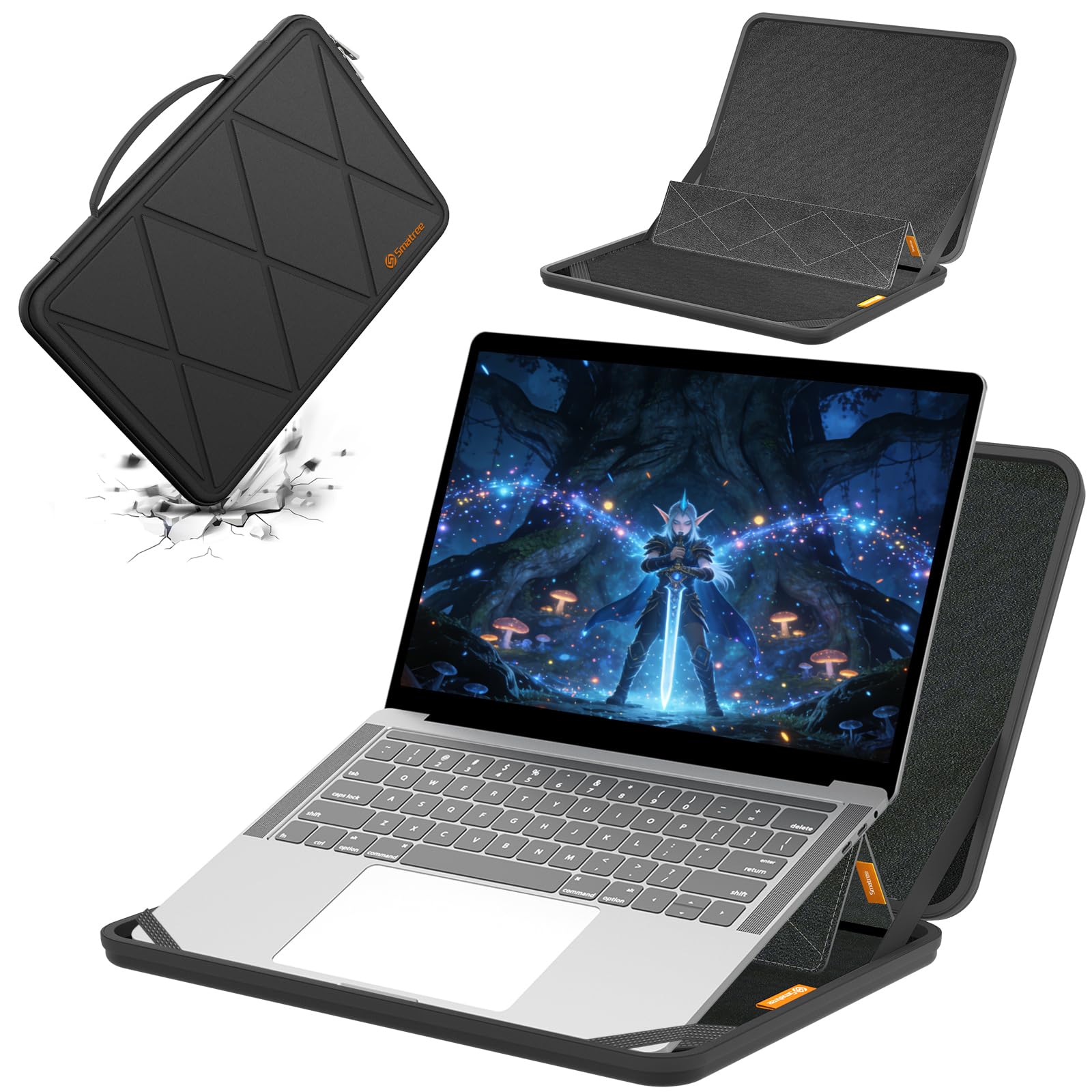 Smatree MS133 Protección rígida 18 Pulgadas Funda para portátil Compatible con Lenovo Legion 9i Gen 10, para ASUS ROG Strix Scar 18/Strix G18, MSI Titan 18 HX, Acer Predator Helios 18/18P AI/Neo 18