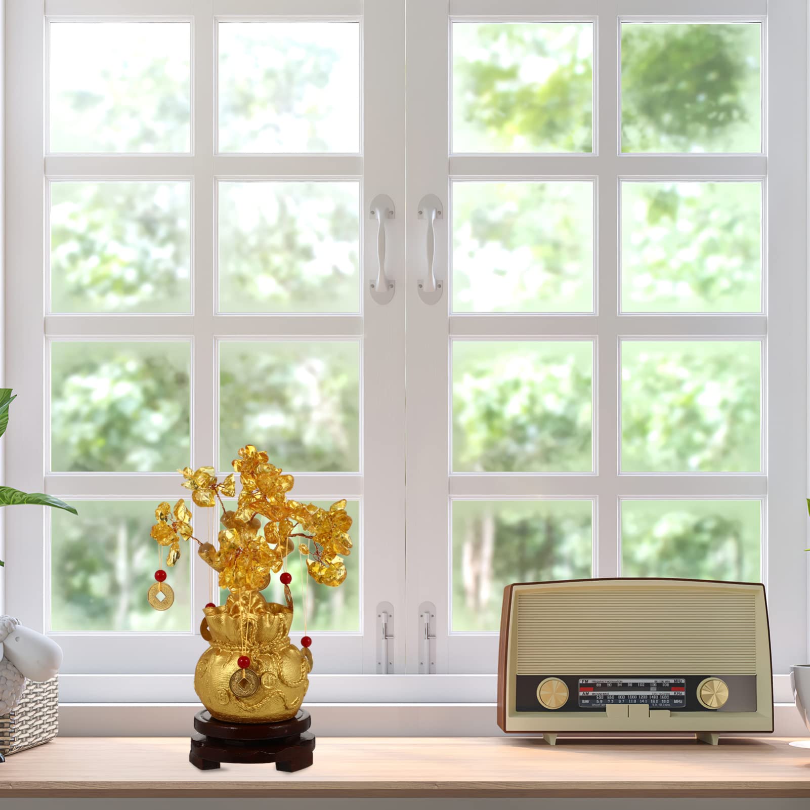 Albero Di Cristallo In Stile Cinese Feng Shui, Albero Dei Soldi