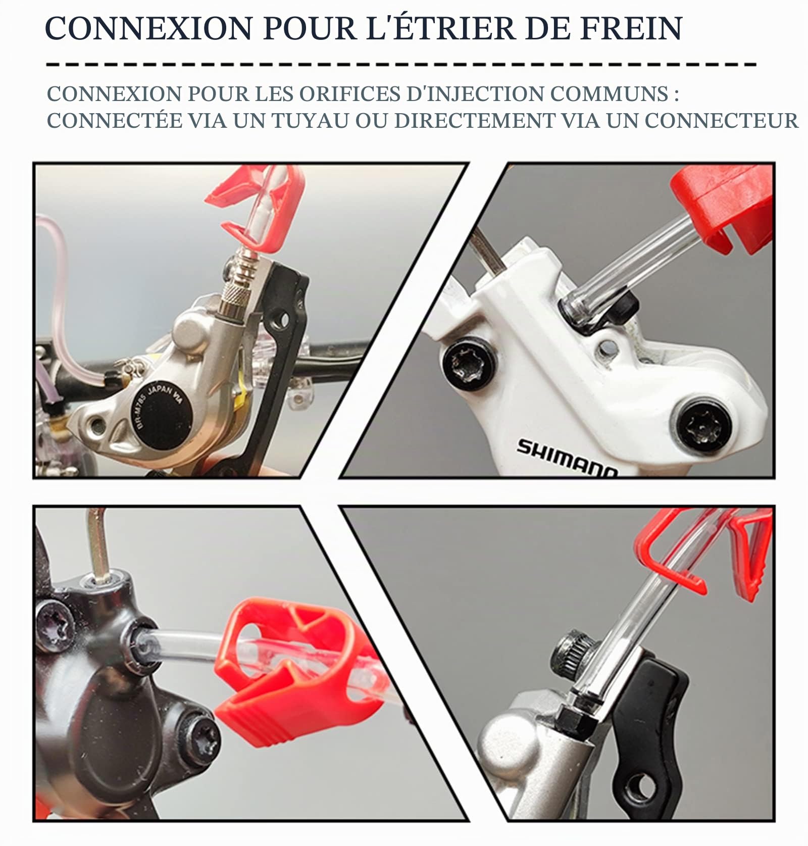Kit de Purge d'huile de Frein à Disque hydraulique pour Tous Les Freins Shimano, SRAM, Aid, Tektro, Magura, Hayes, Outil de réparation de Freins de vélo
