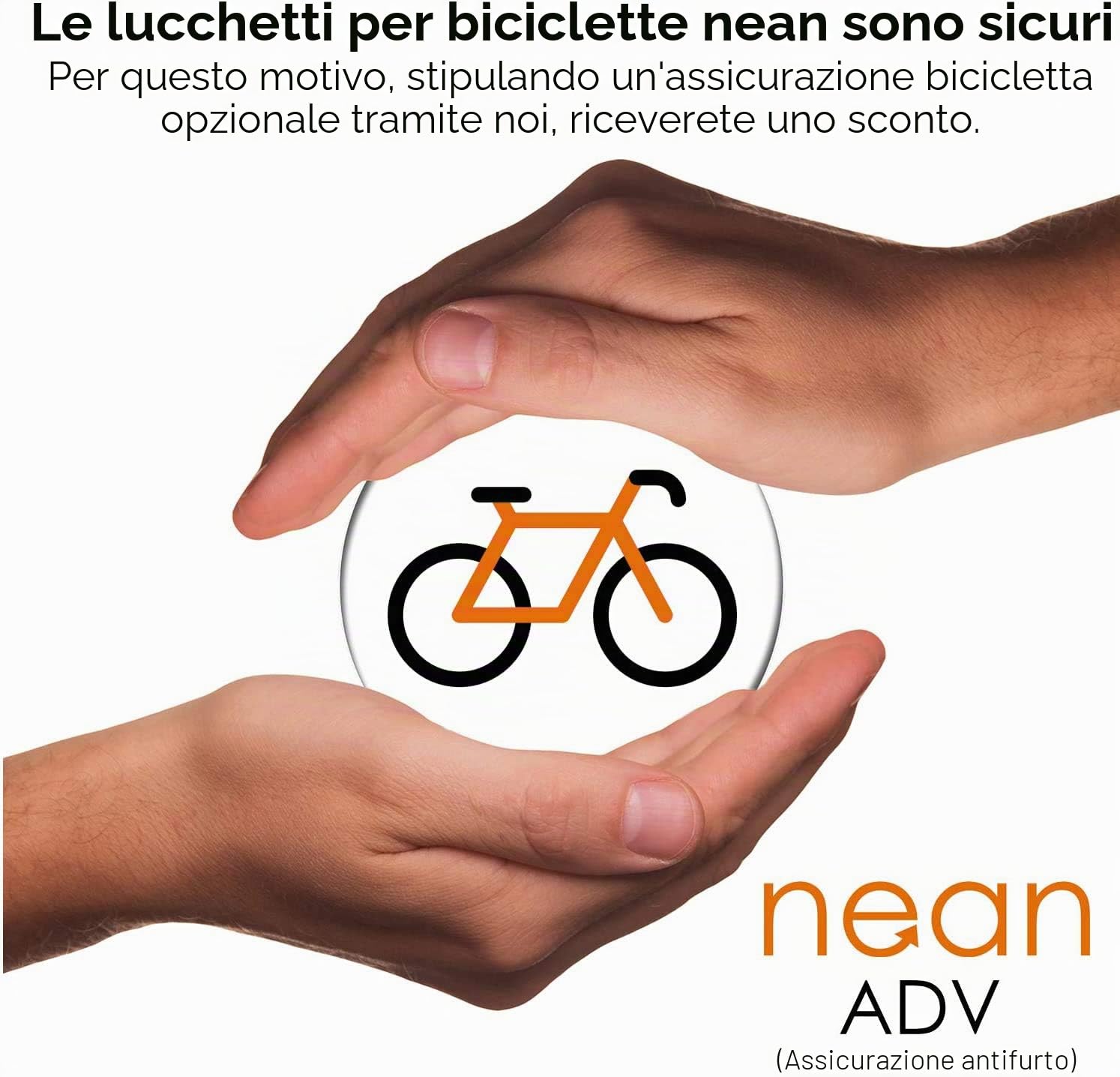 nean Lucchetto per bicicletta con allarme, lucchetto di allarme per bicicletta con catena quadrata temprata e 2 chiavi di sicurezza, lucchetto a catena con sistema di allarme, 8 x 8 x 900 m
