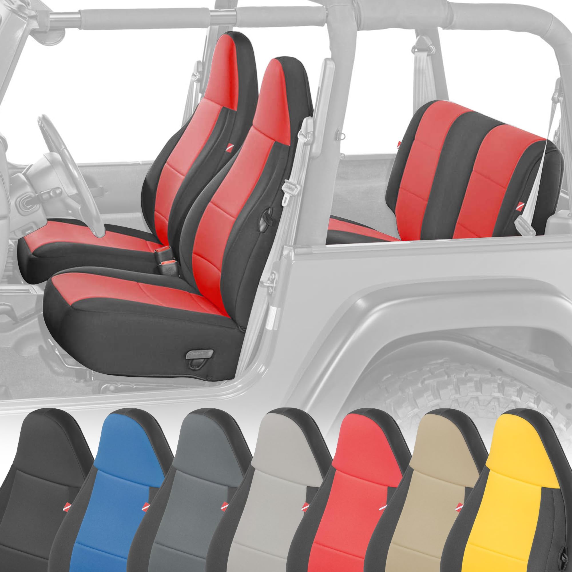Diver Down TJ Neoprene Seat Covers