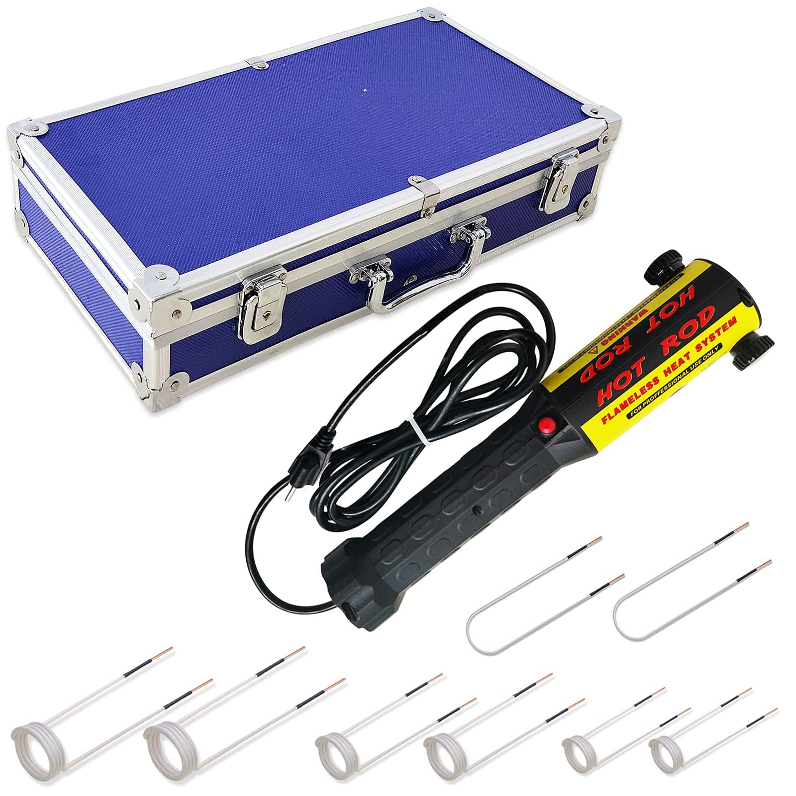 Chauffage à Induction Magnétique 1000W Sans Flamme - Kit Avec 10 Bobines, Pour Desserrer Vis Rouillées, écrous, Roulements