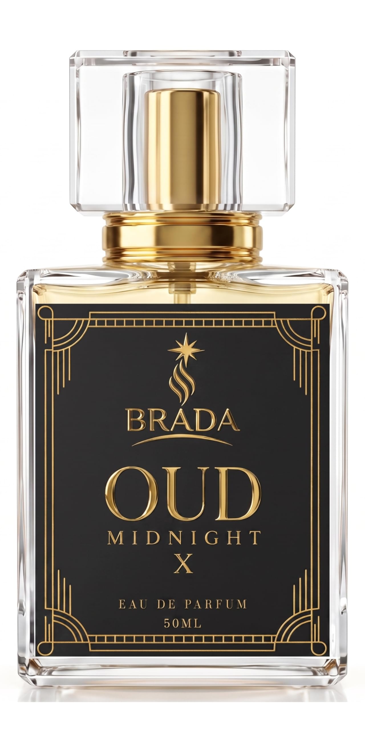 BRADA Oud Midnight X Eau de Parfum for Men & Women | Long-Lasting Luxury Oud Perfume with Saffron, Damask Rose & Smoky Woods | Evening & Wedding Fragrance | 50ml-image-25
