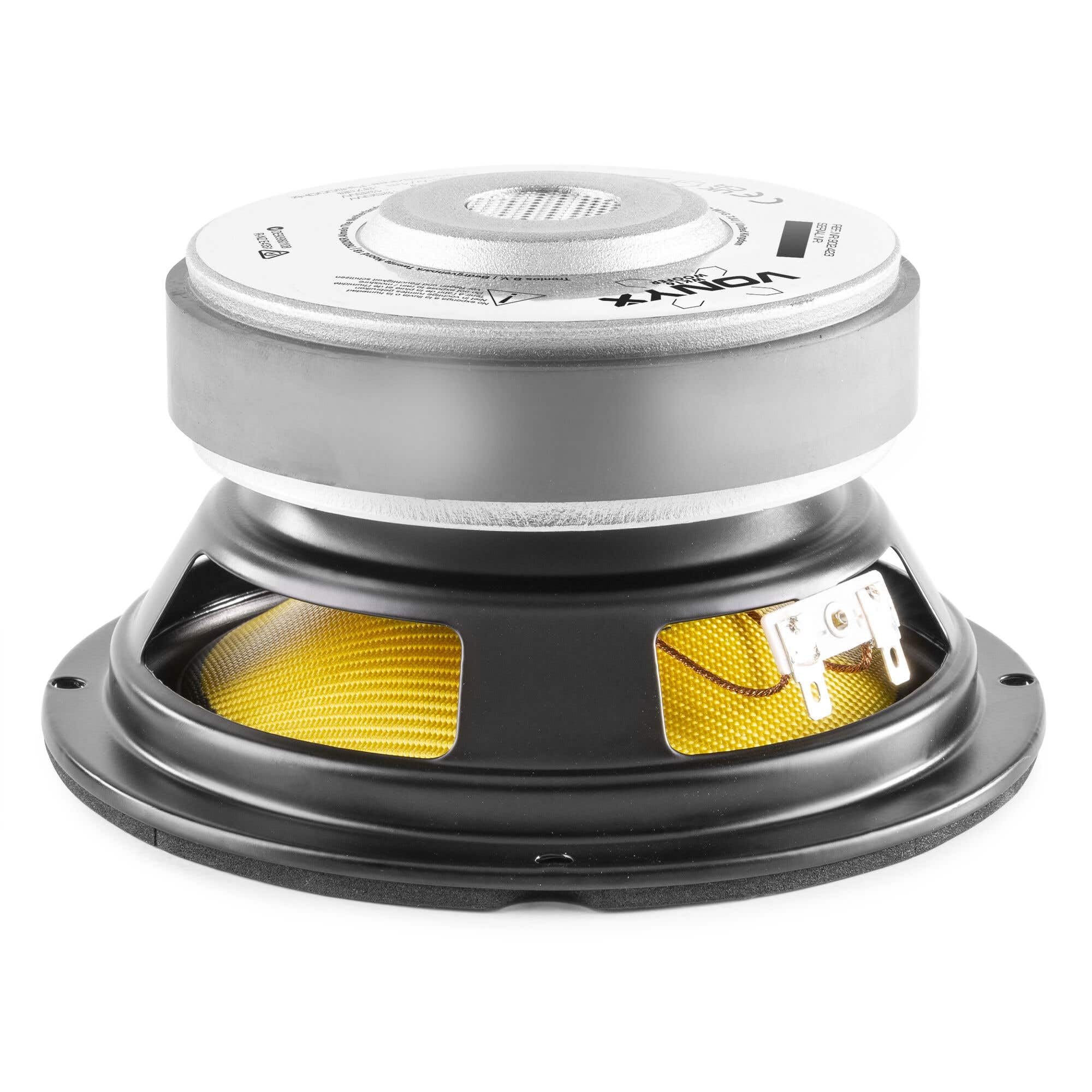 Vonyx WK16 - Haut-Parleur Grave 6,5", Puissance 250 Watts, Bobine Ventilée Résistante à la Chaleur, Suspension Caoutchouc, Membrane en Fibre Synthétique Résistante