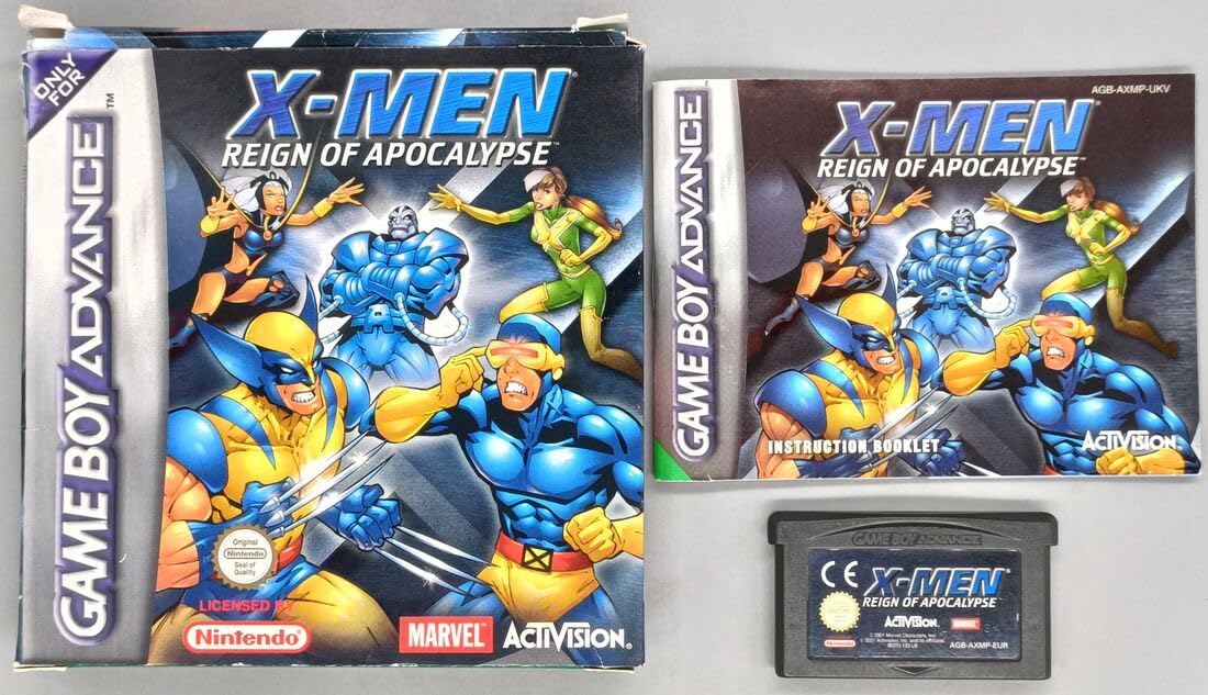 GBA X-MEN Reign of Apocalypse 欧州版 完品 X-Men : Reign of Apocalypse (GBA) : Amazon.co.uk: PC & Video Games
