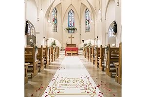 White Wedding Aisle Runner