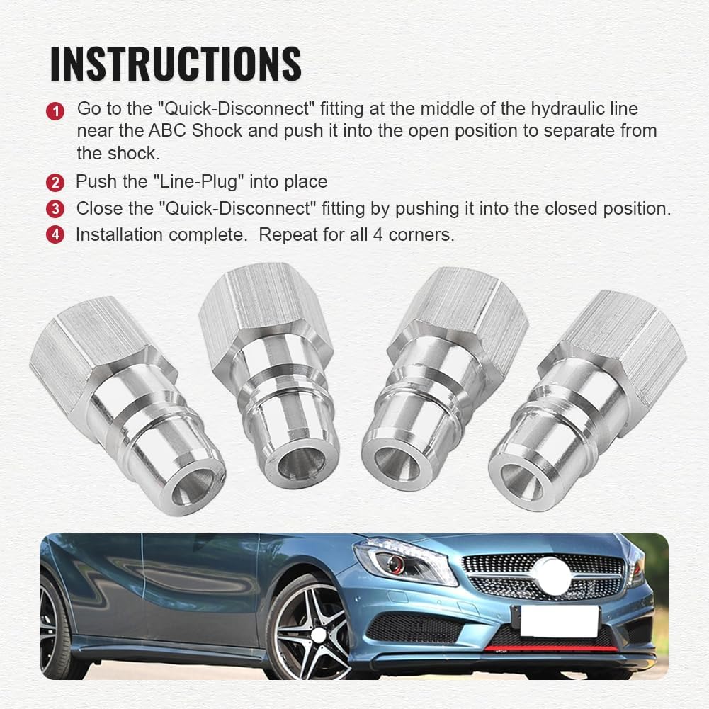 ABC Line Plugs Caps for Mercedes Benz All Late Models With ABC Suspension