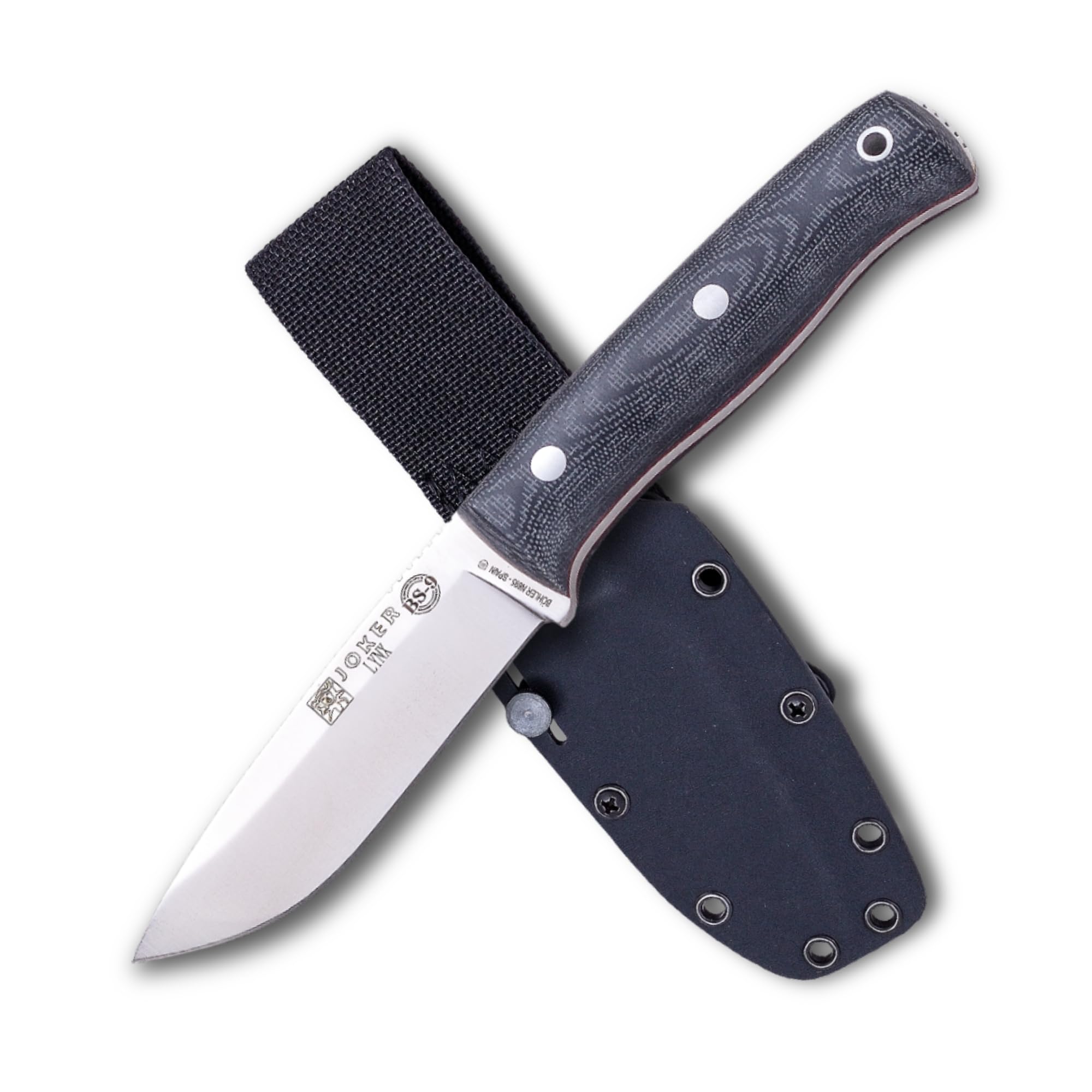 Amazon.com : Joker Lynx CM111-K Bushcraft Knife, 4.13 in Bohler