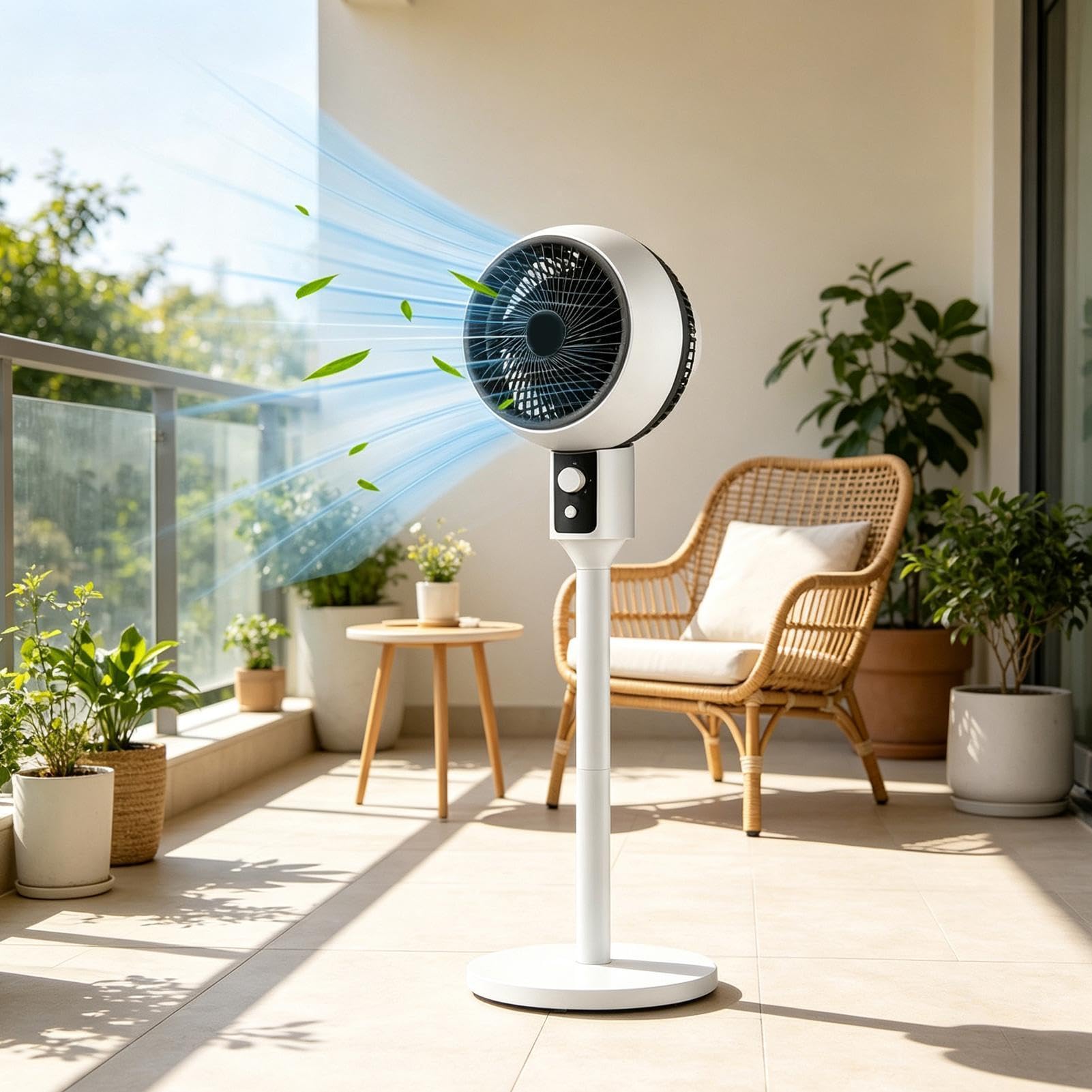 Ventilador de pie Soplador Silencioso 3 Velocidades Torre Pie Flujo De Aire | Ventilador Pedestal Para Oficina, Patio, Tienda, Dormitorio, Baño, Habitación, Hogar Y Garaje