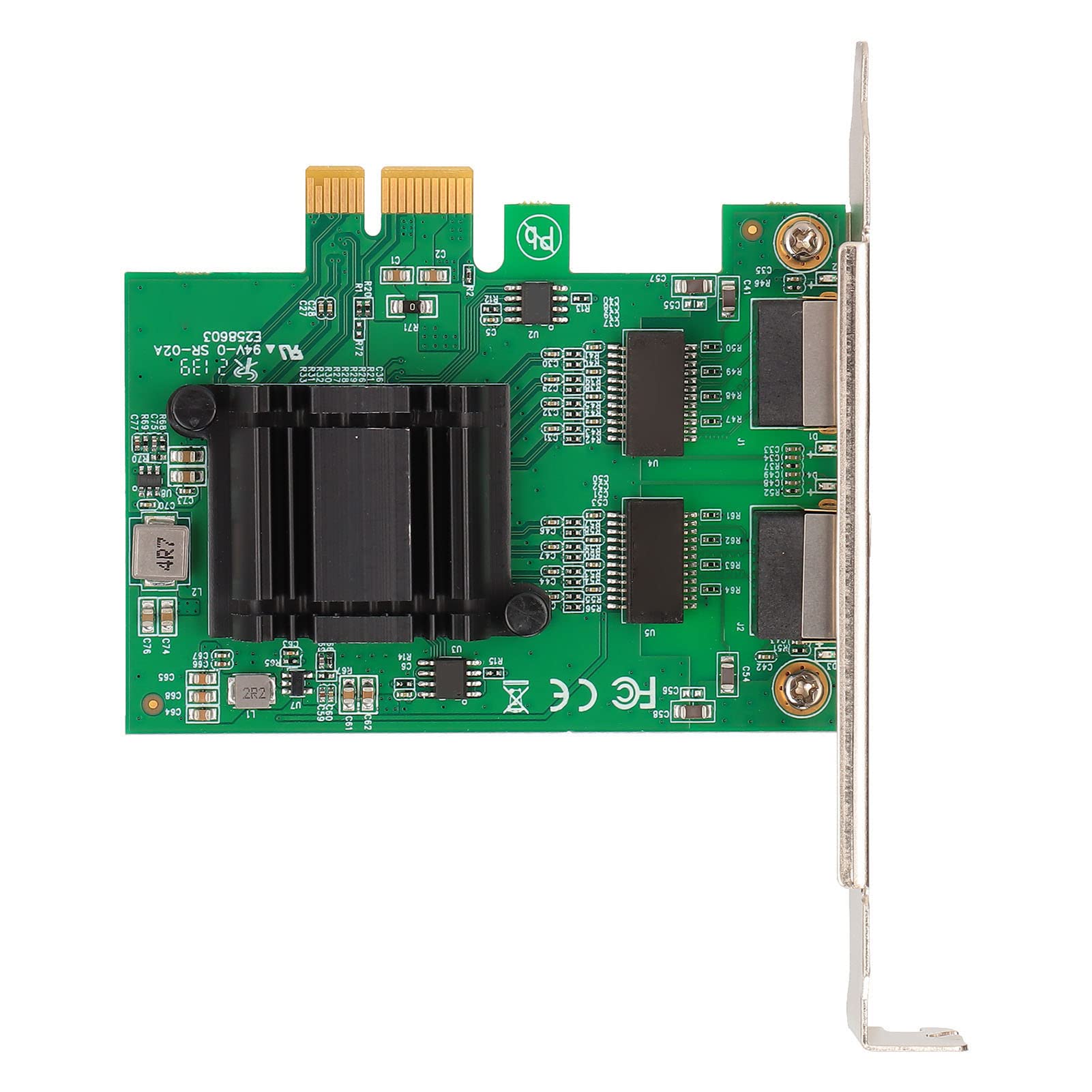 Cocoarm Carte Réseau Ethernet Double Port PCIE, 10/100/1000Mbps