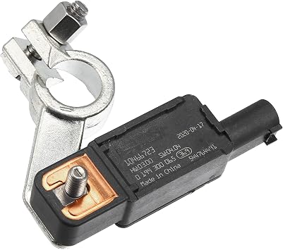 No.68318616AC / Battery Current Sensor for Chrysler Pacifica 2019-2022 for Jeep Compass 2018-2022 / Front Battery Voltage Temperature Sensor/Durable Metal / 1Pcs Black