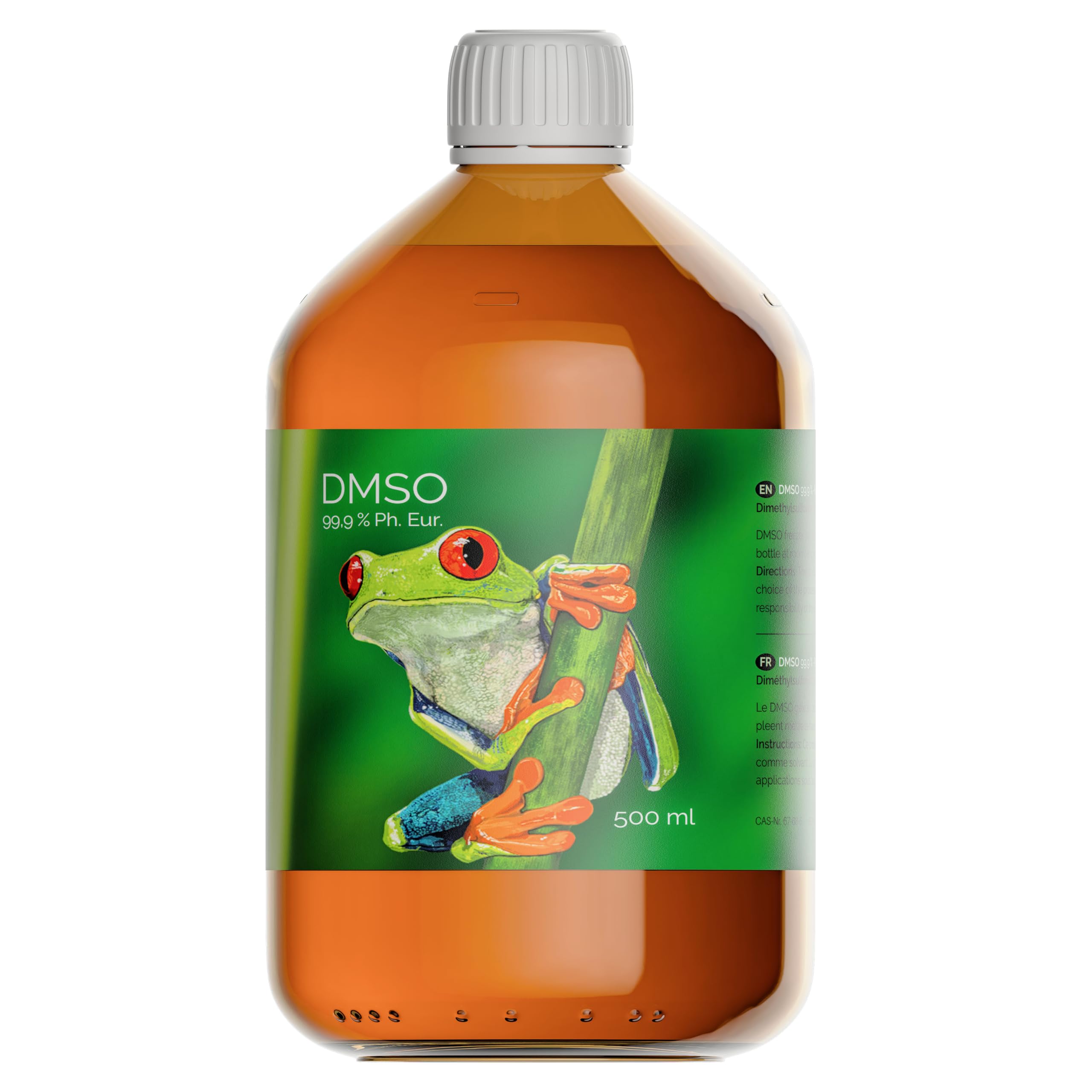 DMSO 99,9 Prozent – Dimethylsulfoxid Ph. Eur. Qualität unverdünnt – 100ml, 500ml, 1000ml – vielseitig einsetzbar – Braunglasflasche – ohne Zusatzstoffe – vegan – naturrein