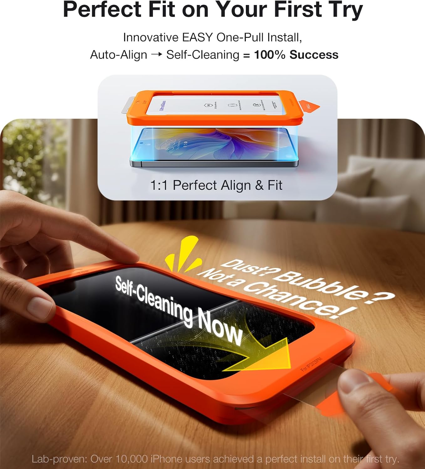 UltraGlass TOP 9H+ OptiArmor for Samsung Galaxy S26 Ultra Screen Protector [NO.1 Anti-Reflection & Military Grade Shatterproof] Galaxy 26 Ultra Tempered Glass, Anti Glare, Easy One-Pull Install, 2 Pack