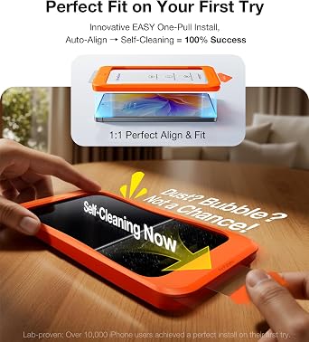 UltraGlass TOP 9H+ OptiArmor for Samsung Galaxy S26 Ultra Screen Protector [NO.1 Anti-Reflection & Military Grade Shatterproof] Galaxy 26 Ultra Tempered Glass, Anti Glare, Easy One-Pull Install, 2 Pack