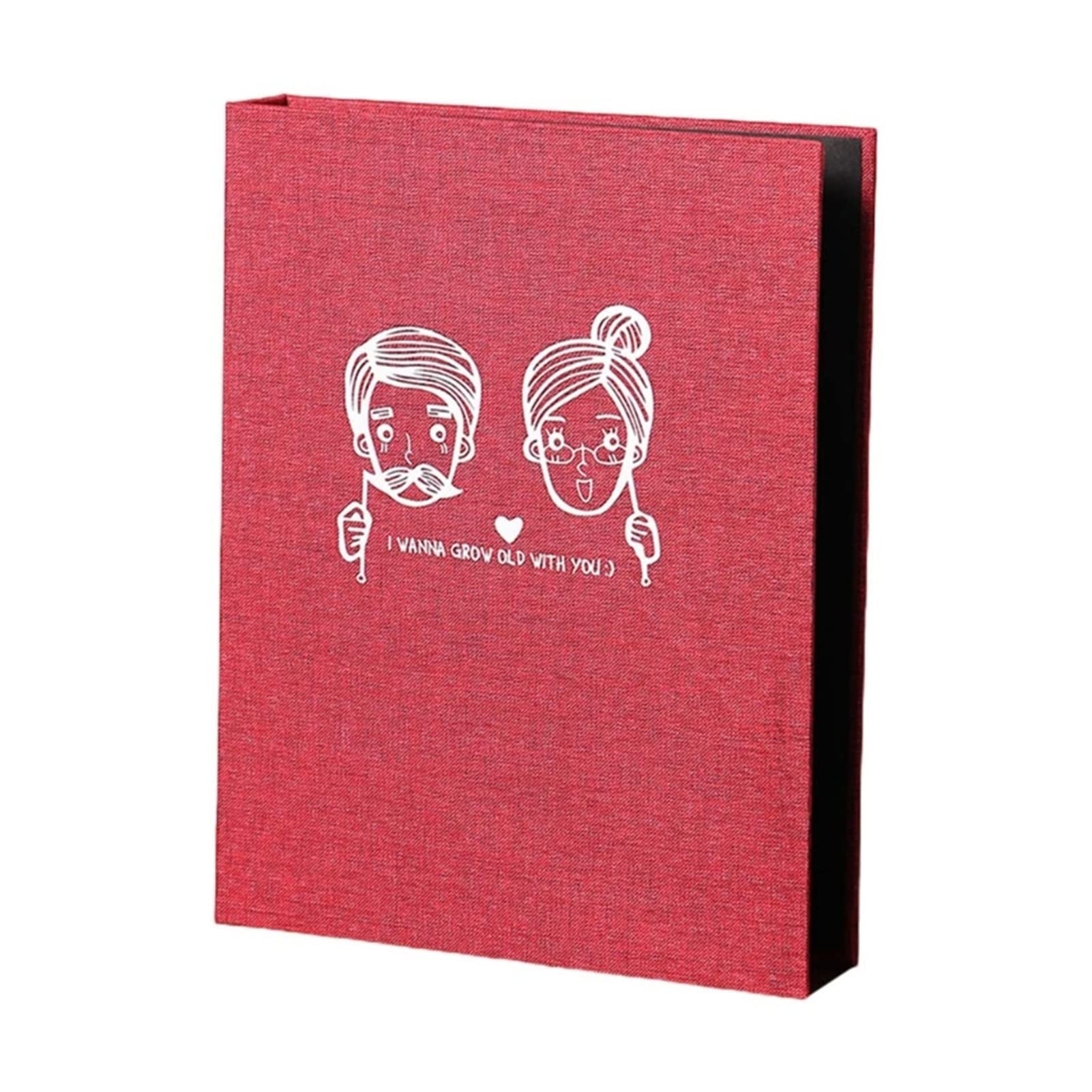 Álbum de fotos Bricolaje Pegatina del álbum de fotos del cuaderno de chatarra Pegatina del álbum del álbum de fotos del álbum de la hoja suelta de las hojas de la familia de los amigos del álbum de fo