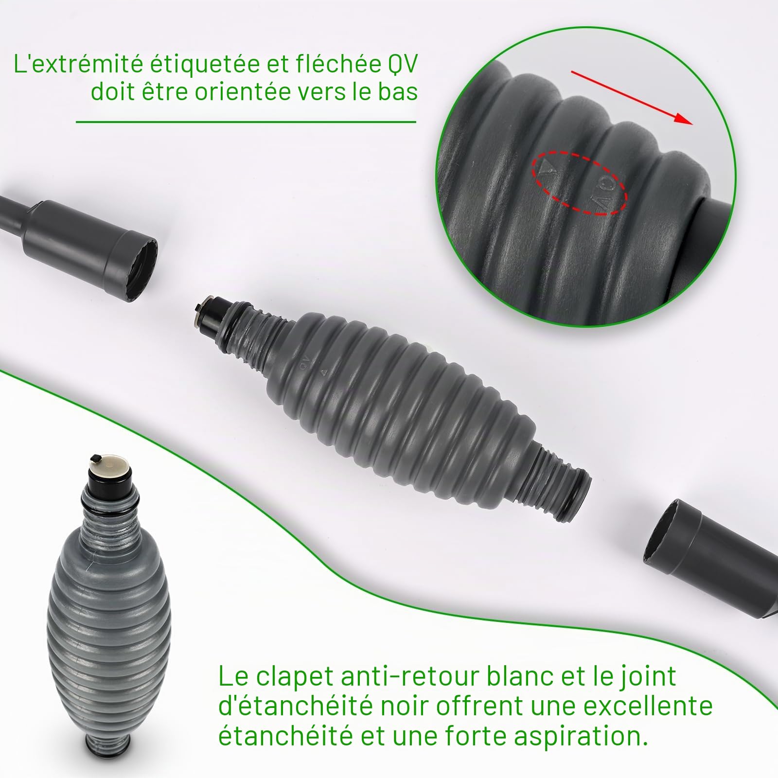 Weinsamkeit Aspirateur Aquarium et Kit de Nettoyage Aquarium, Facile à Nettoyer Le Gravier et à Changer l'eau, Comprenant 15 Accessoires tels Que Le Siphon, avec Guide d'Installation