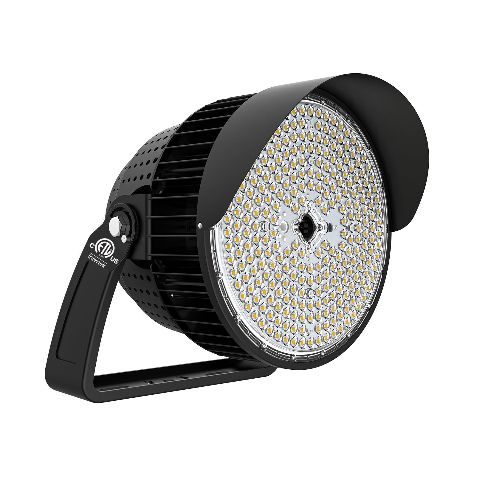 600W/500W/400W LED Stadium Light Outdoor 15° Beam Angle 90,000LM (2400W Eqv.), 277-480V 0-10V Dimmable IP66 10KV Surge for High Mast Sports Field, ETL Listed