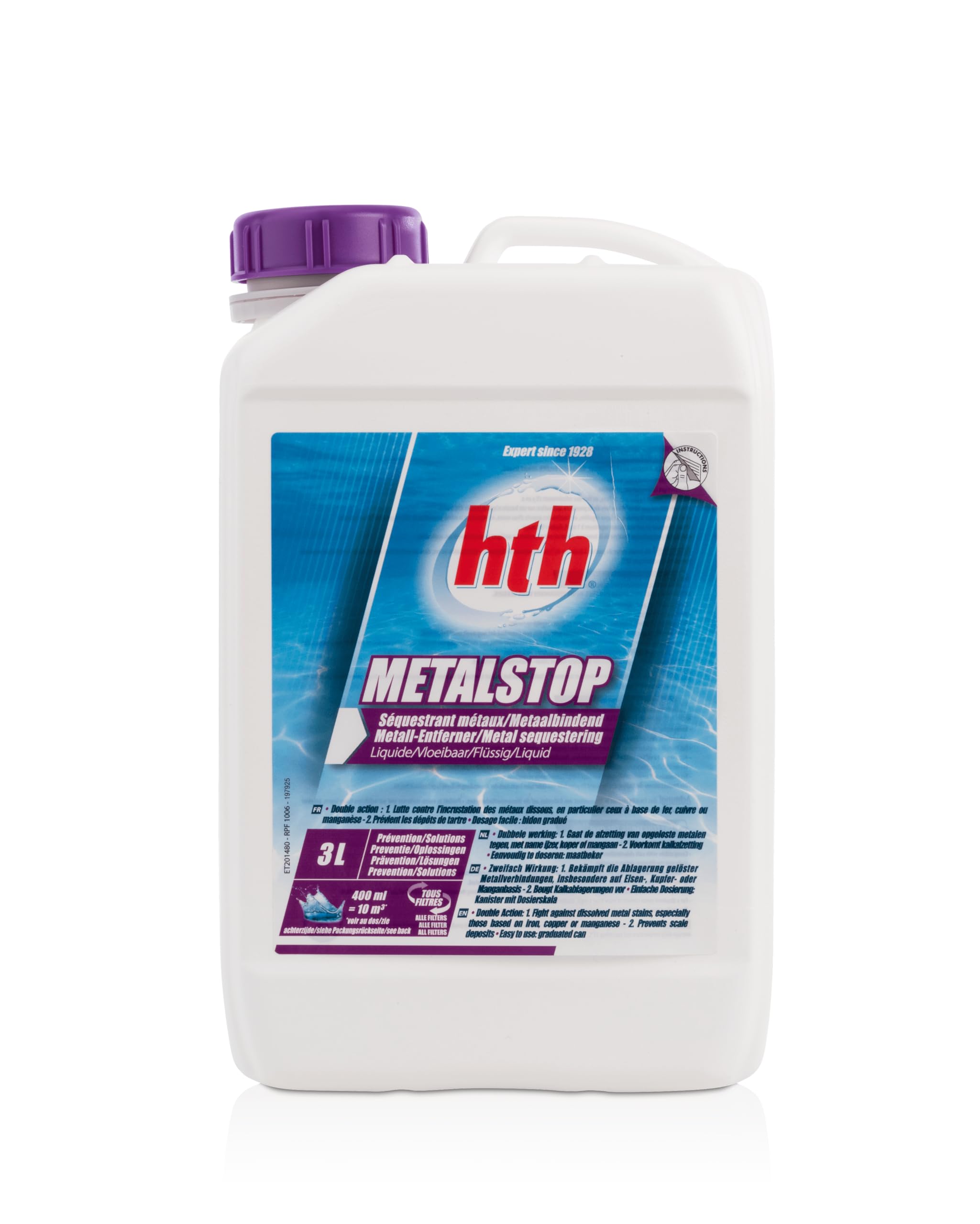 Hth -Metalstop Liquide 3 litres -HTH-SC-AWC-500-8171