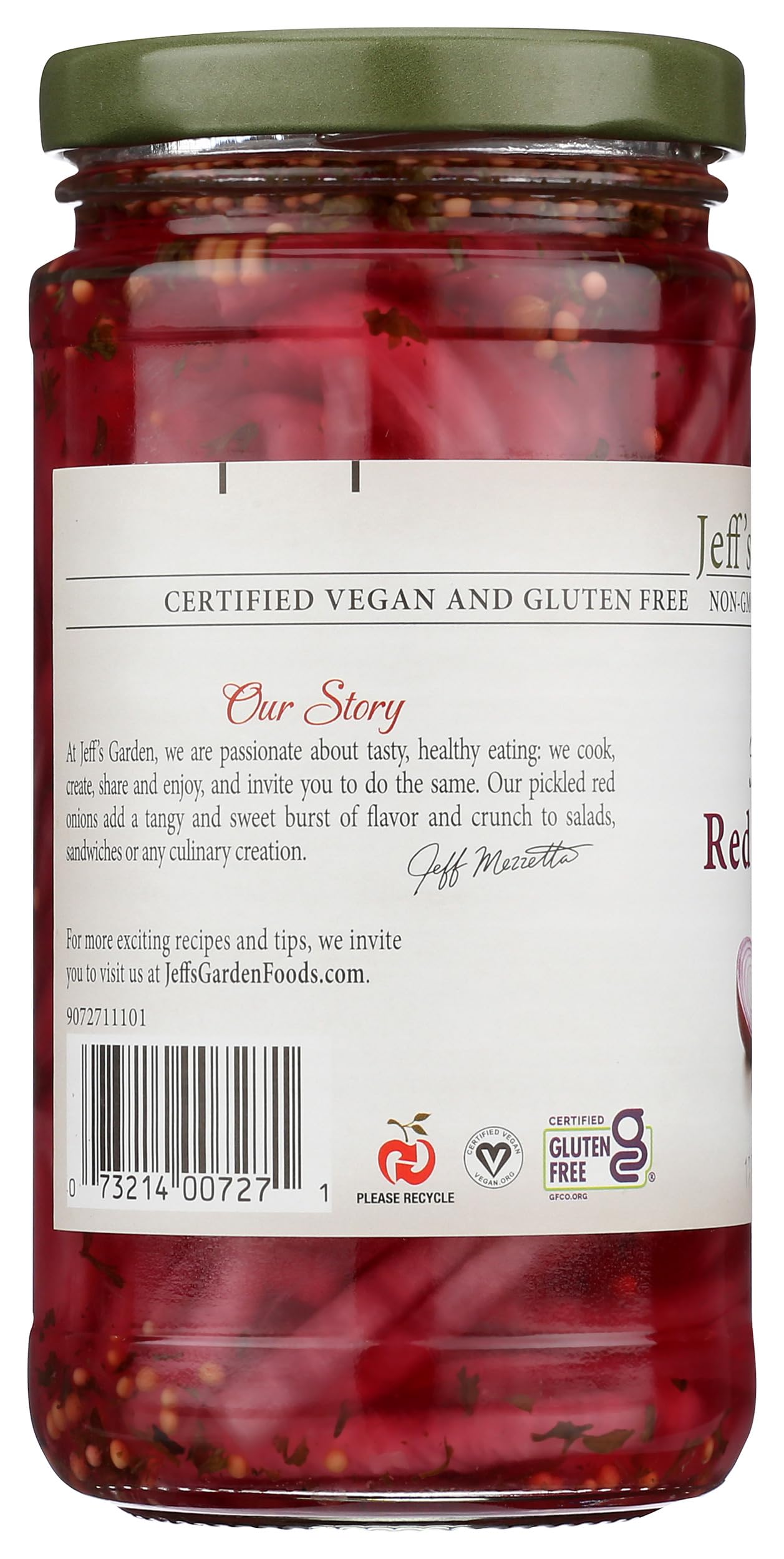 Amazon.com : Jeff'S Garden, Onions Red Pickled, 12 Fl Oz : Grocery