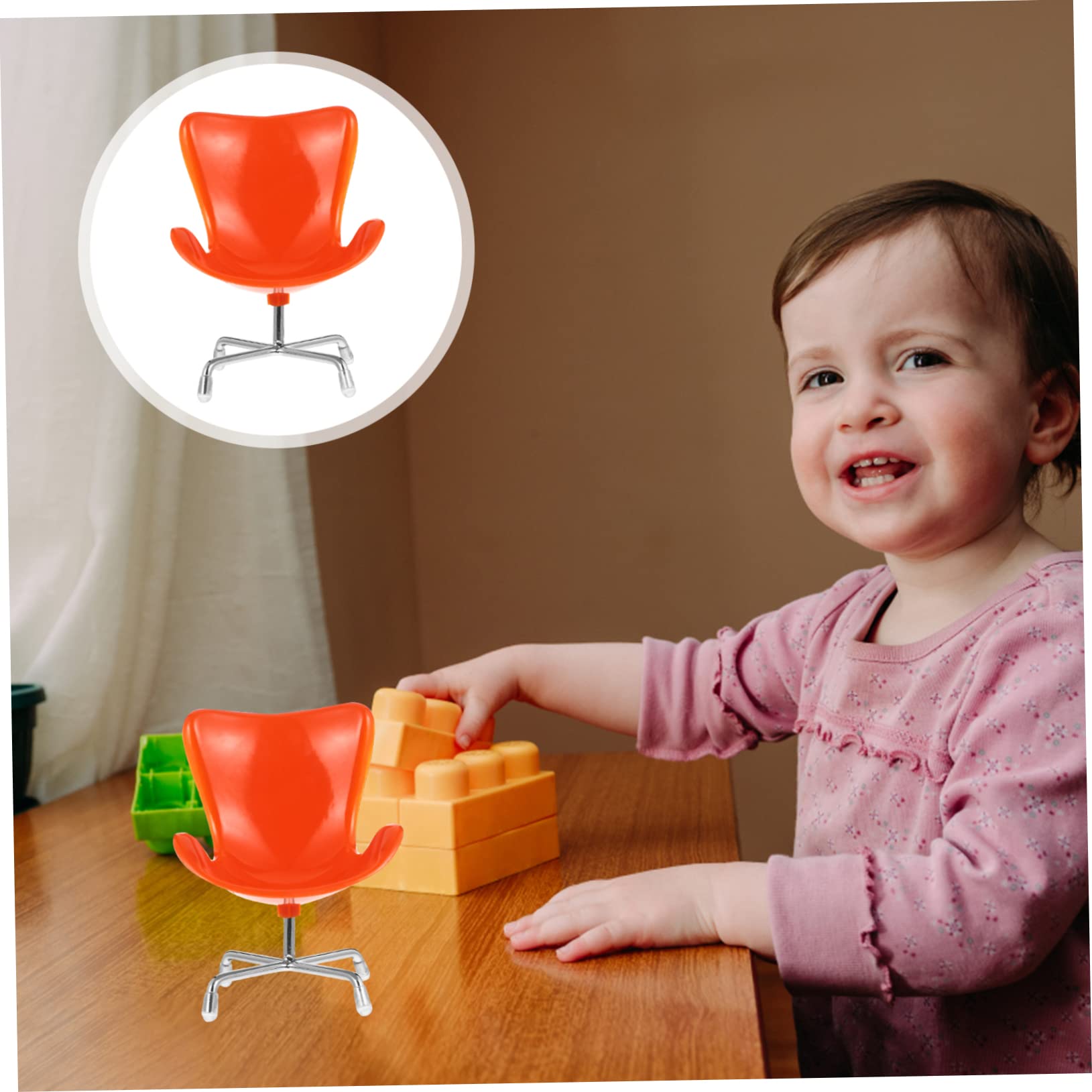 Miniatur Schaukelstuhl Für Puppenhaus - Handgefertigte Möbel Für Mini-Häuser