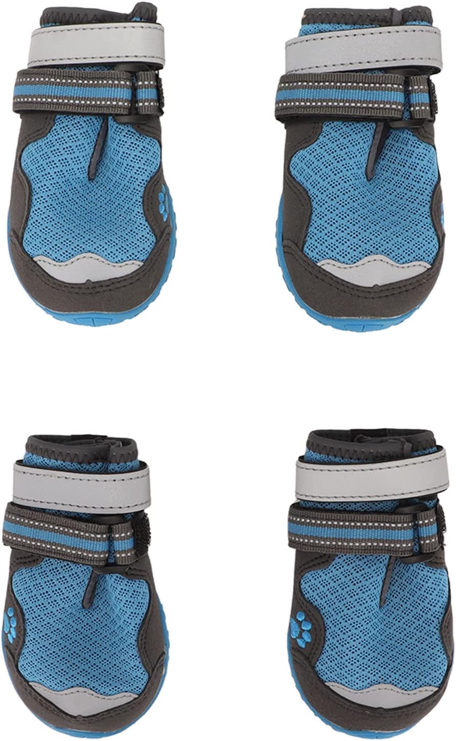 Puppy Shoes Winter Snow Shoes for Dog, Small Dog Boots Pet Rainboots with Reflective Strips for Hiking(5号)