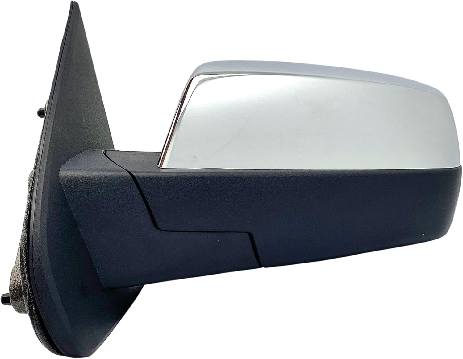 Spieg Driver Side Mirror for 2014-2020 Chevrolet Silverado GMC Sierra 1500 2500HD 3500HD Manual Adjustment Non-Heated Glass Manual Folding Chrome Cover Left GM1320480