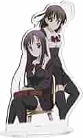School Days 桂言葉・西園寺世界　デカキャラアクリルフィギュア Amazon | School Days 02 桂言葉&西園寺世界B キャラアクリル