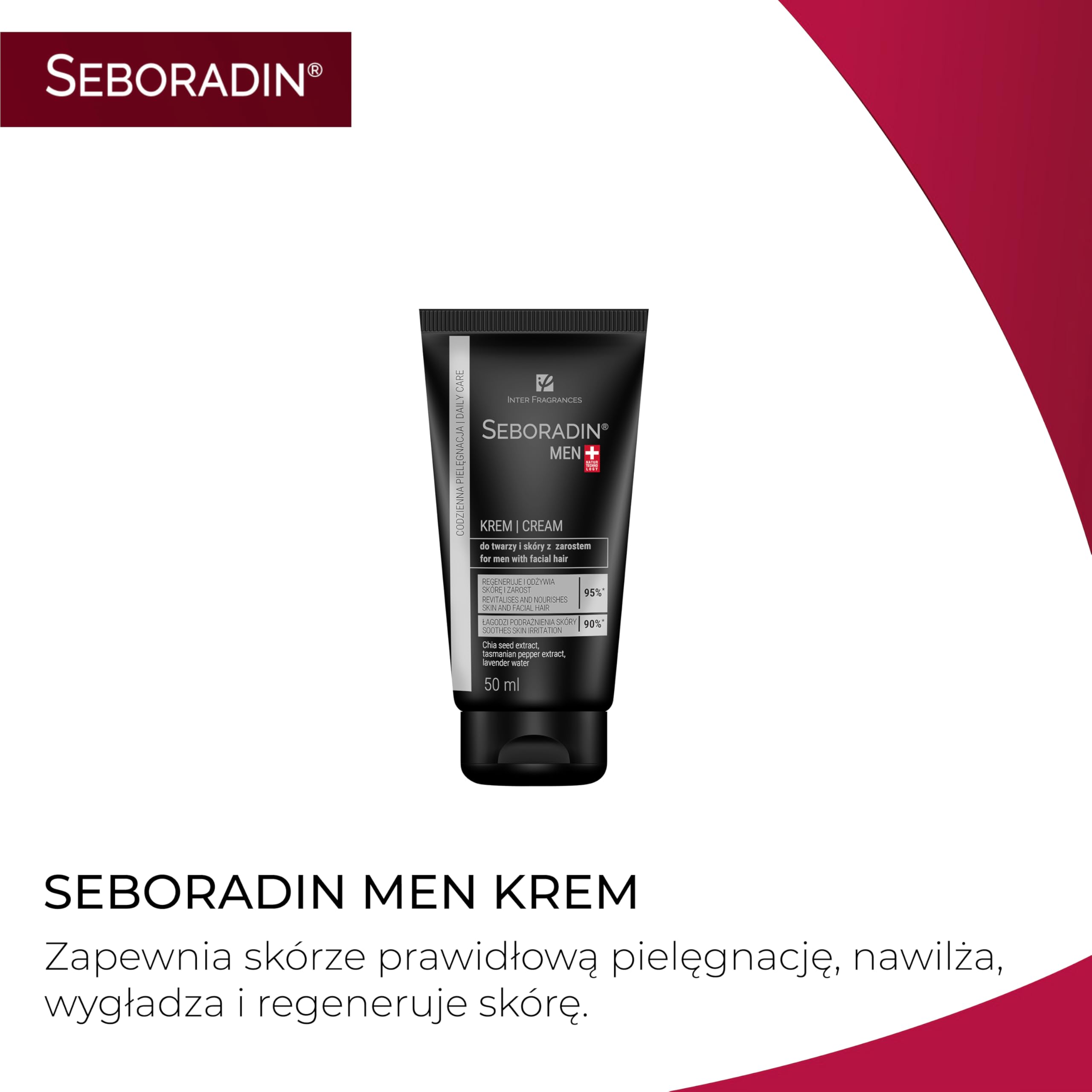 SEBORADIN Maria Black Set PRO dla Mężczyzn – Ampułki – Derma roller – Nocne Serum przeciw Wypadaniu Włosów – Szampon x2 – Krem do Twarzy – Żel pod Prysznic 2w1 – Pro Care Complex