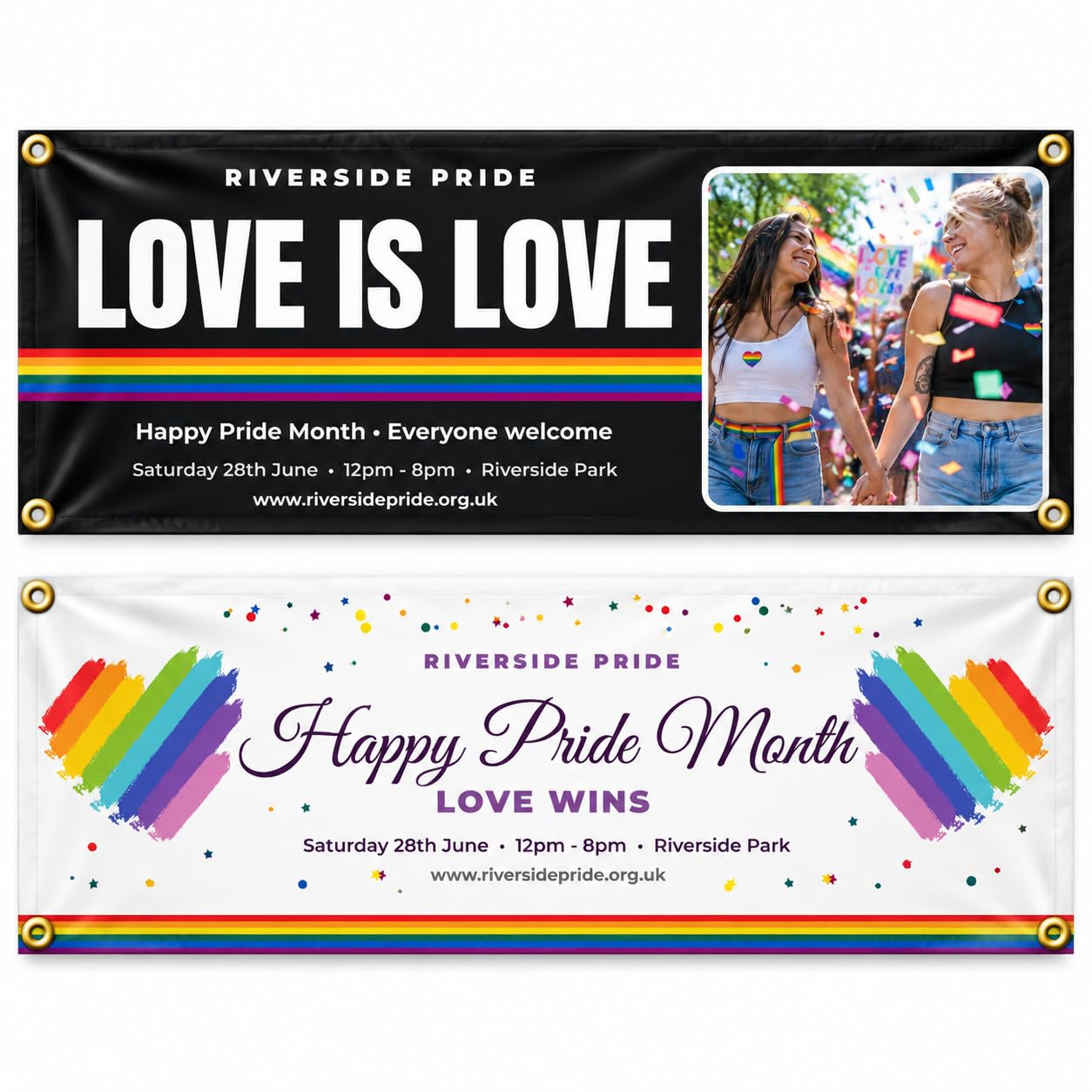 Personalised Banners for Event Pride Month Celebrations Birthday Party — image 1