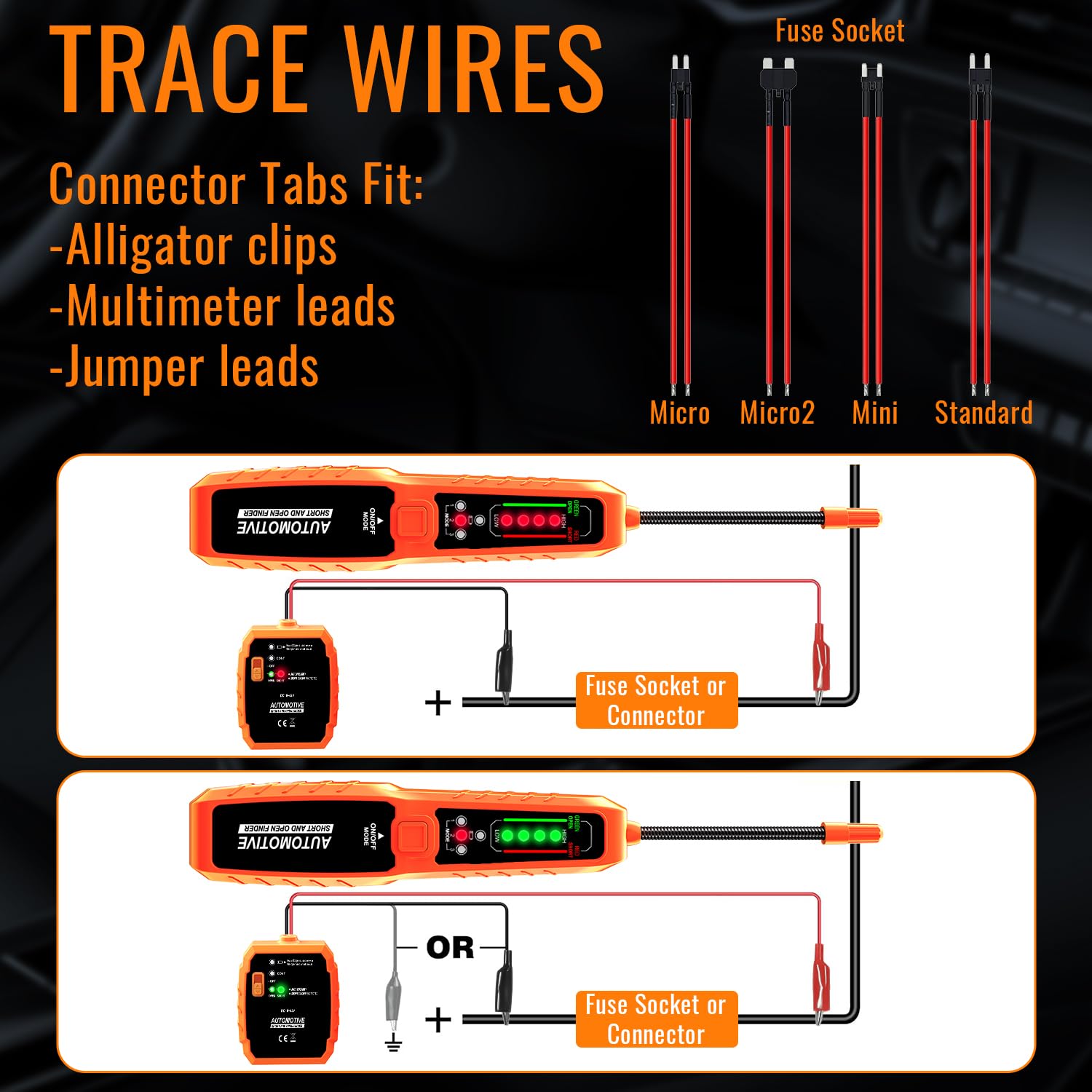 ATDIAG Automotive Wire Tracer & Electrical Tester – Open & Short Finder Tool, Circuit Breaker Tester, Fault Probe & Cable Tracker with Indicator Light DC 6-42V — Amazon image 5