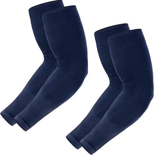 Miniatura 9 de Newbyinn Mangas de brazo de protección solar UV para hombres, mujeres y jóvenes, manga refrescante para cubrir el tatuaje del brazo, cubierta de