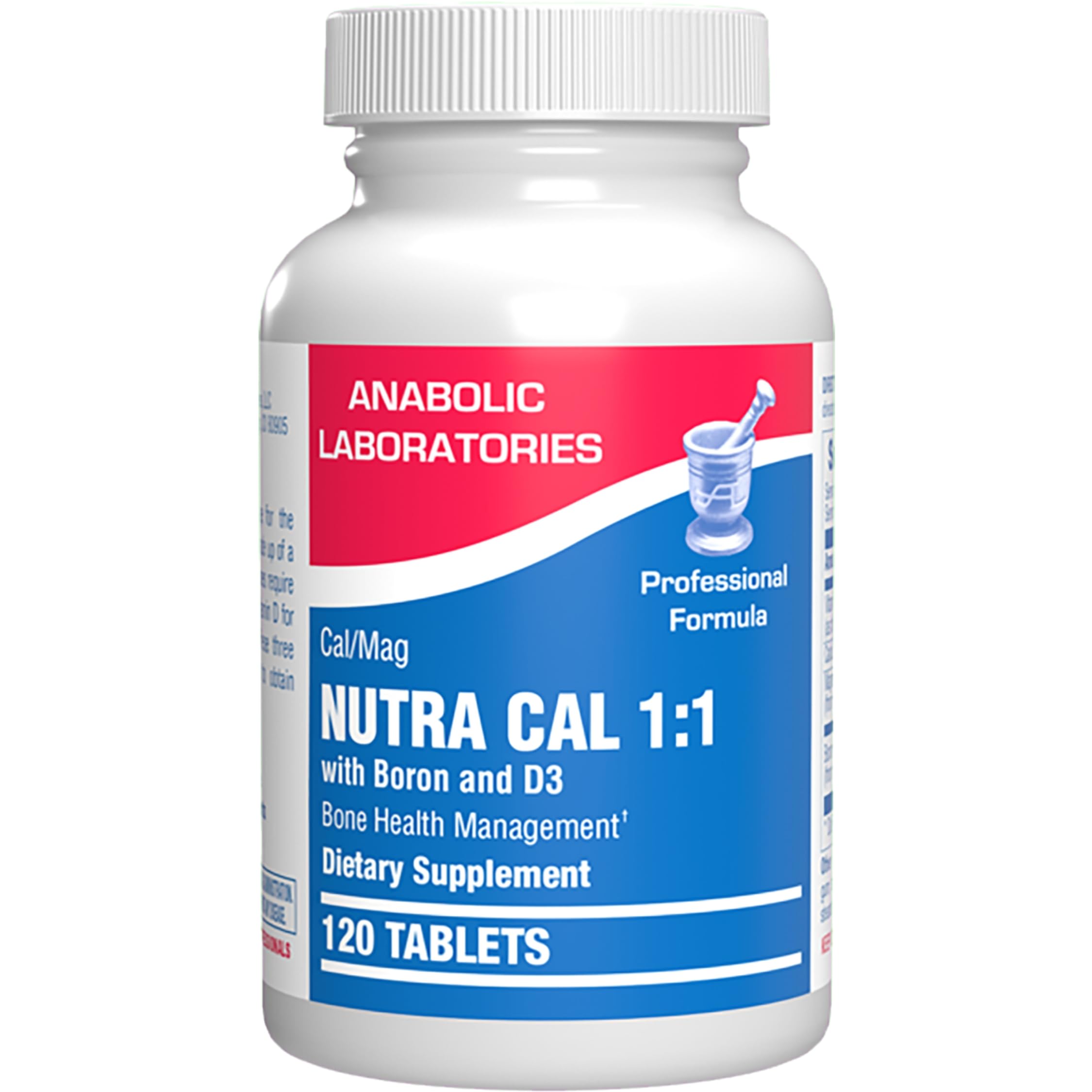 Calcium Magnesium D3 Bone Supplement for Women - Clinical Bone Strength Supplement with Magnesium Calcium Vitamin D3 & Boron Complex for Bone Maintenance - 120 Count Nutra Cal 1:1